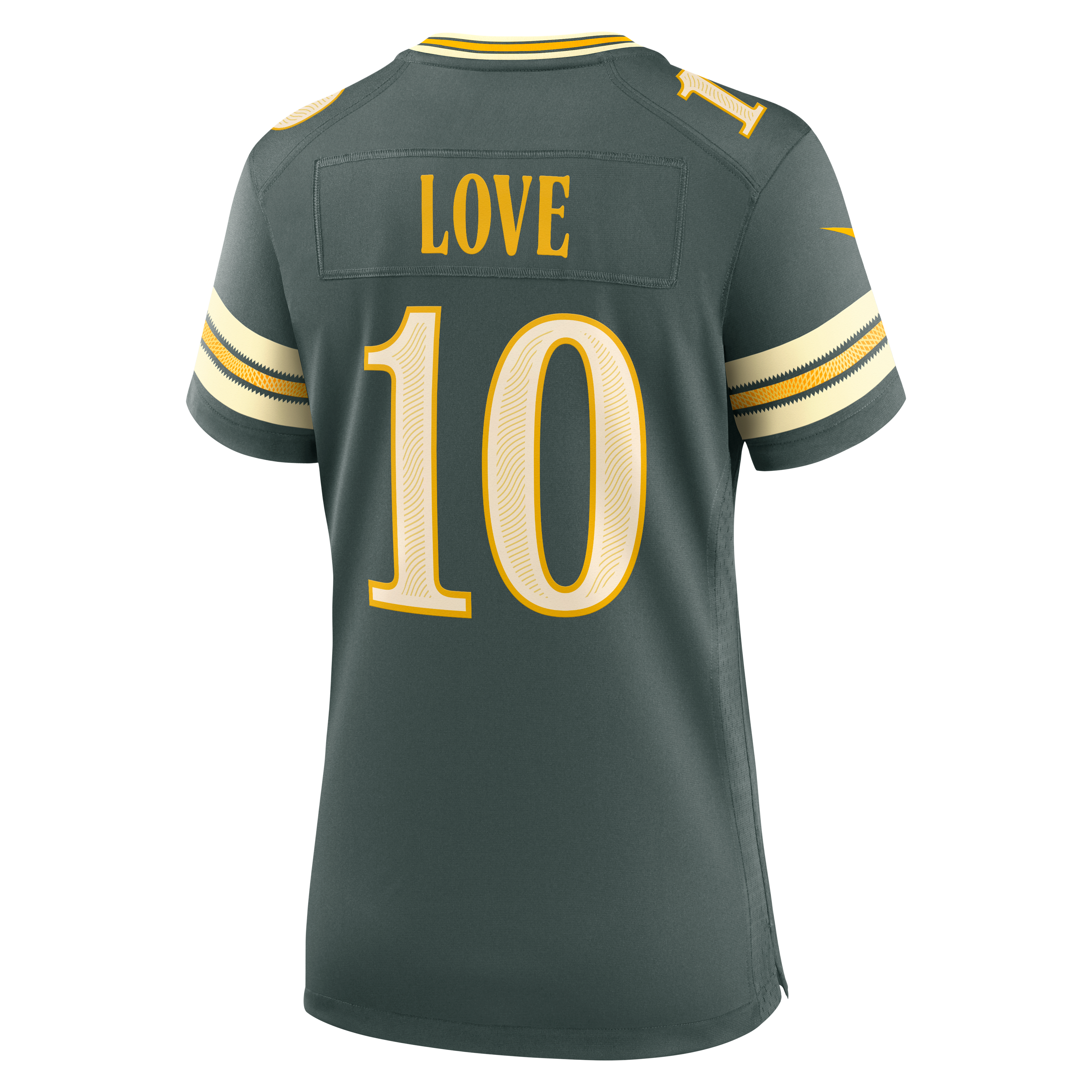 Women's Nike Jordan Love Green Bay Packers 2026 Rivalries Collection Game Jersey