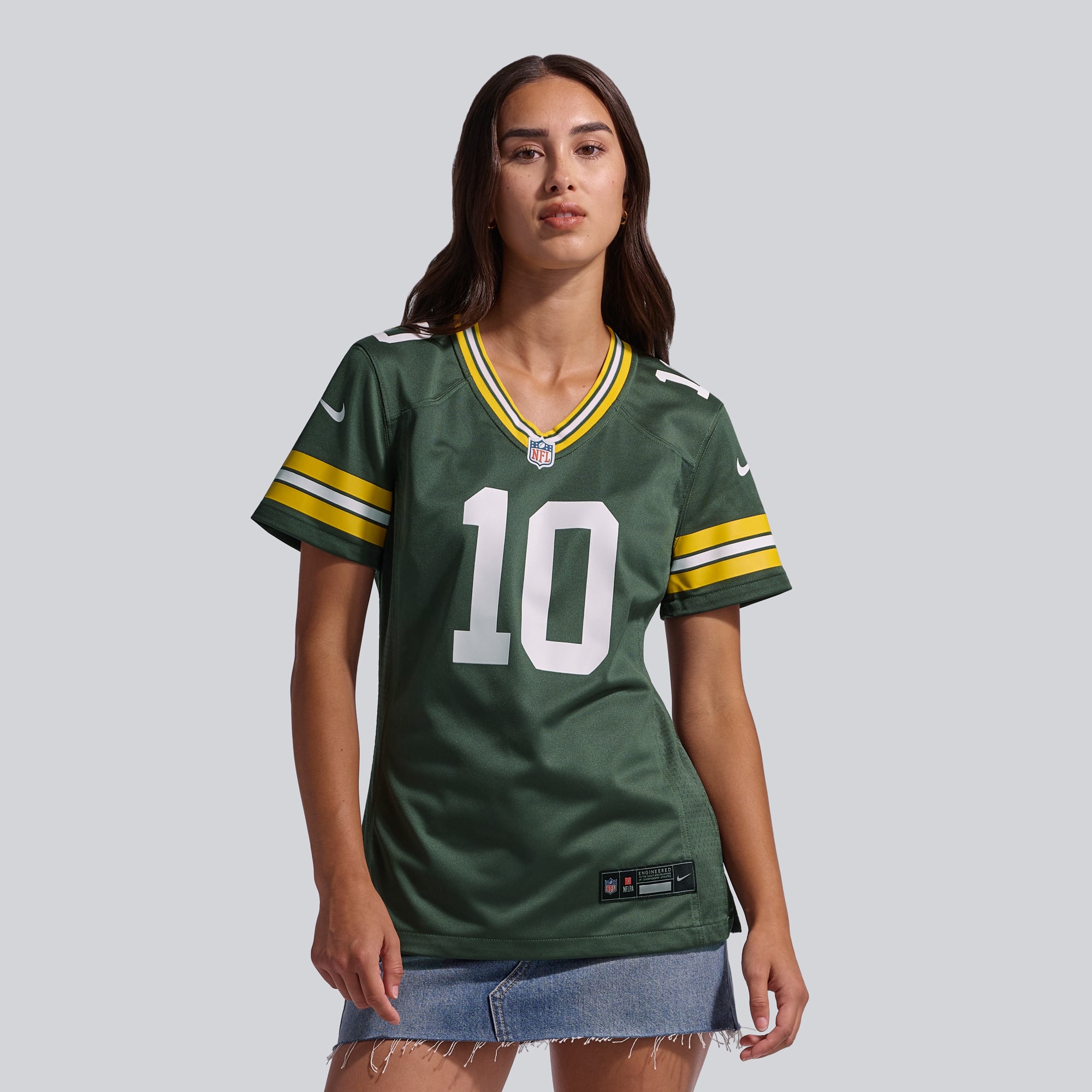 Maillot Nike Jordan Love Navy pour femme des Packers de Green Bay, édition 1923, classique