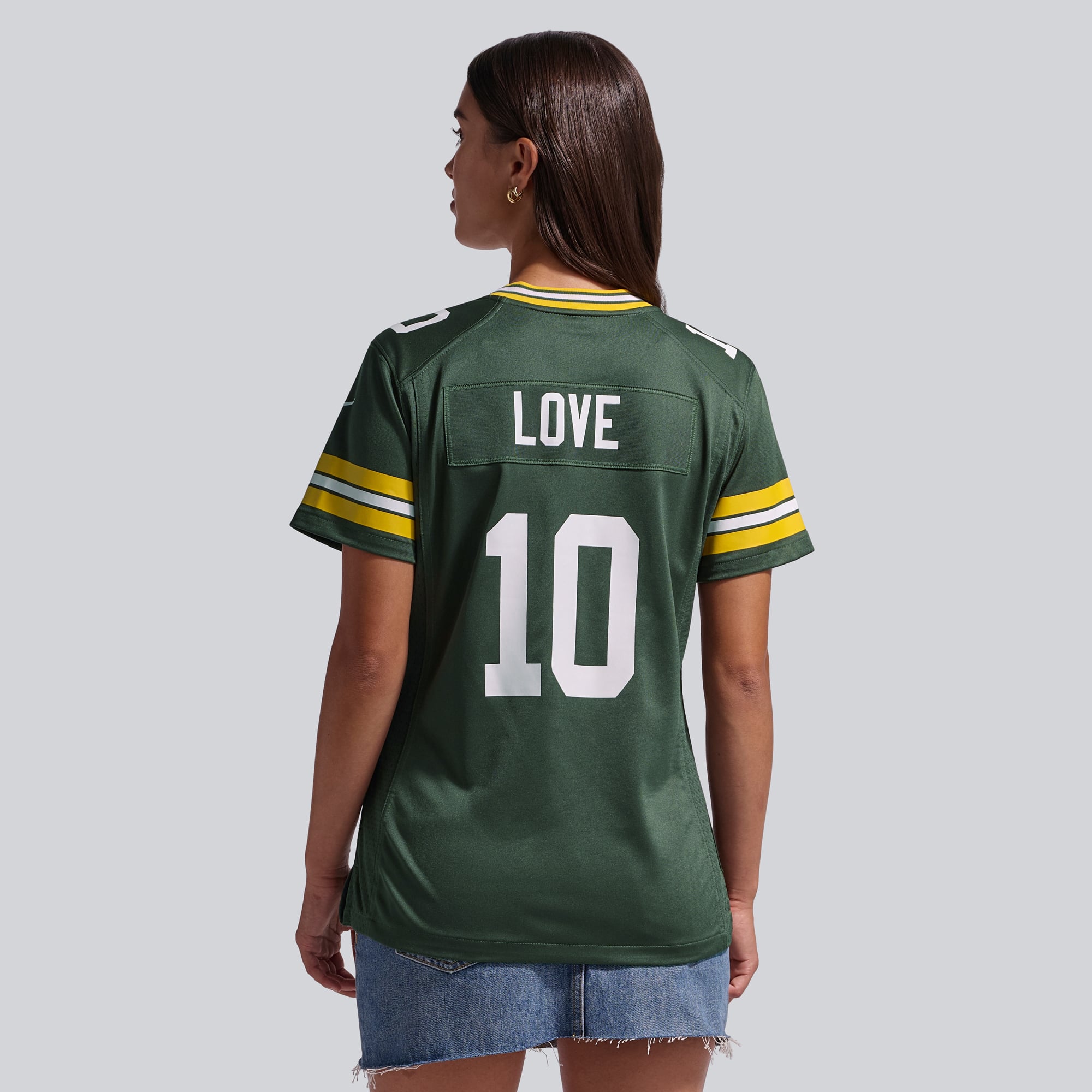 Maillot Nike Jordan Love Navy pour femme des Packers de Green Bay, édition 1923, classique