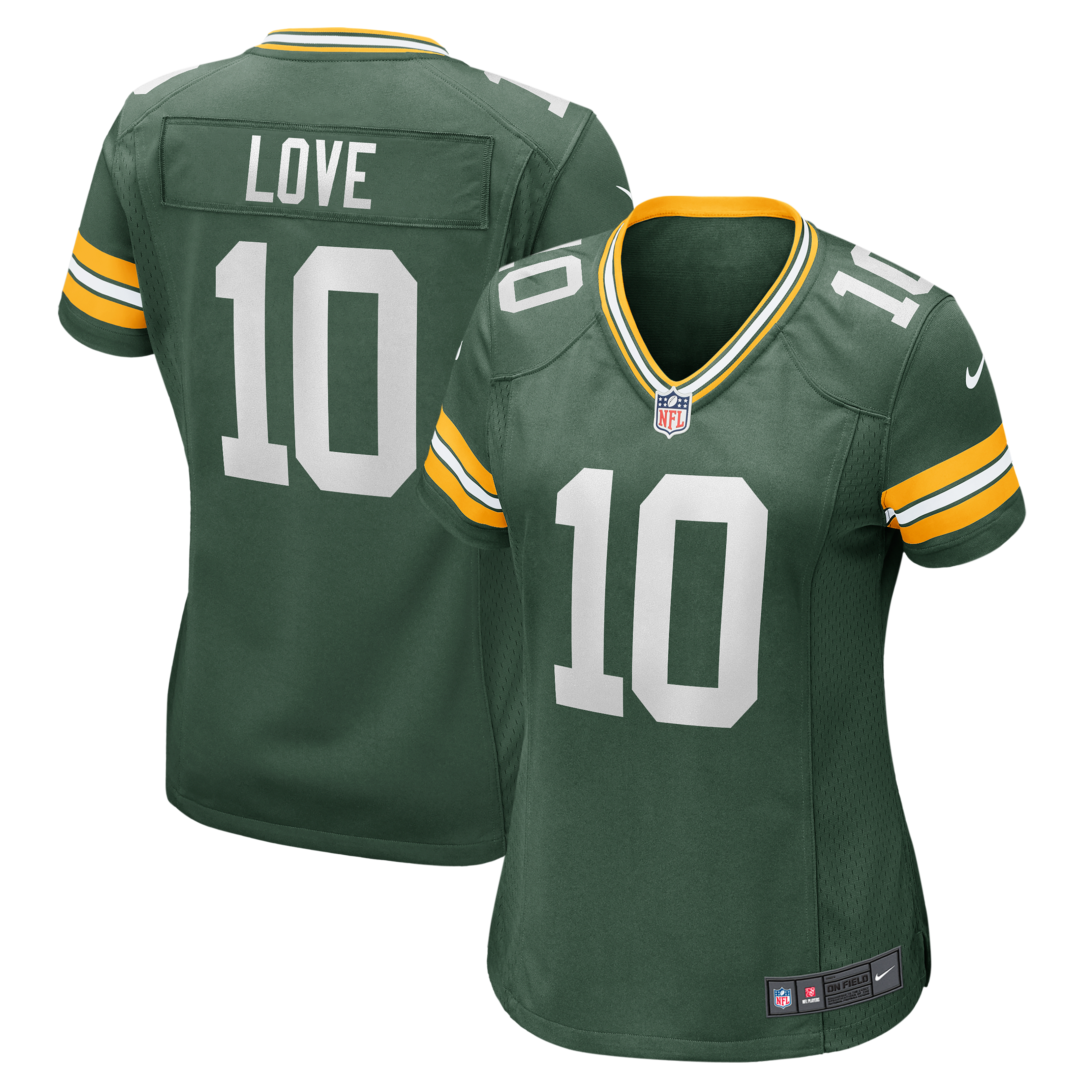 Women's Nike Jordan Love Navy Green Bay Packers The 1923 Classic Game Jersey
