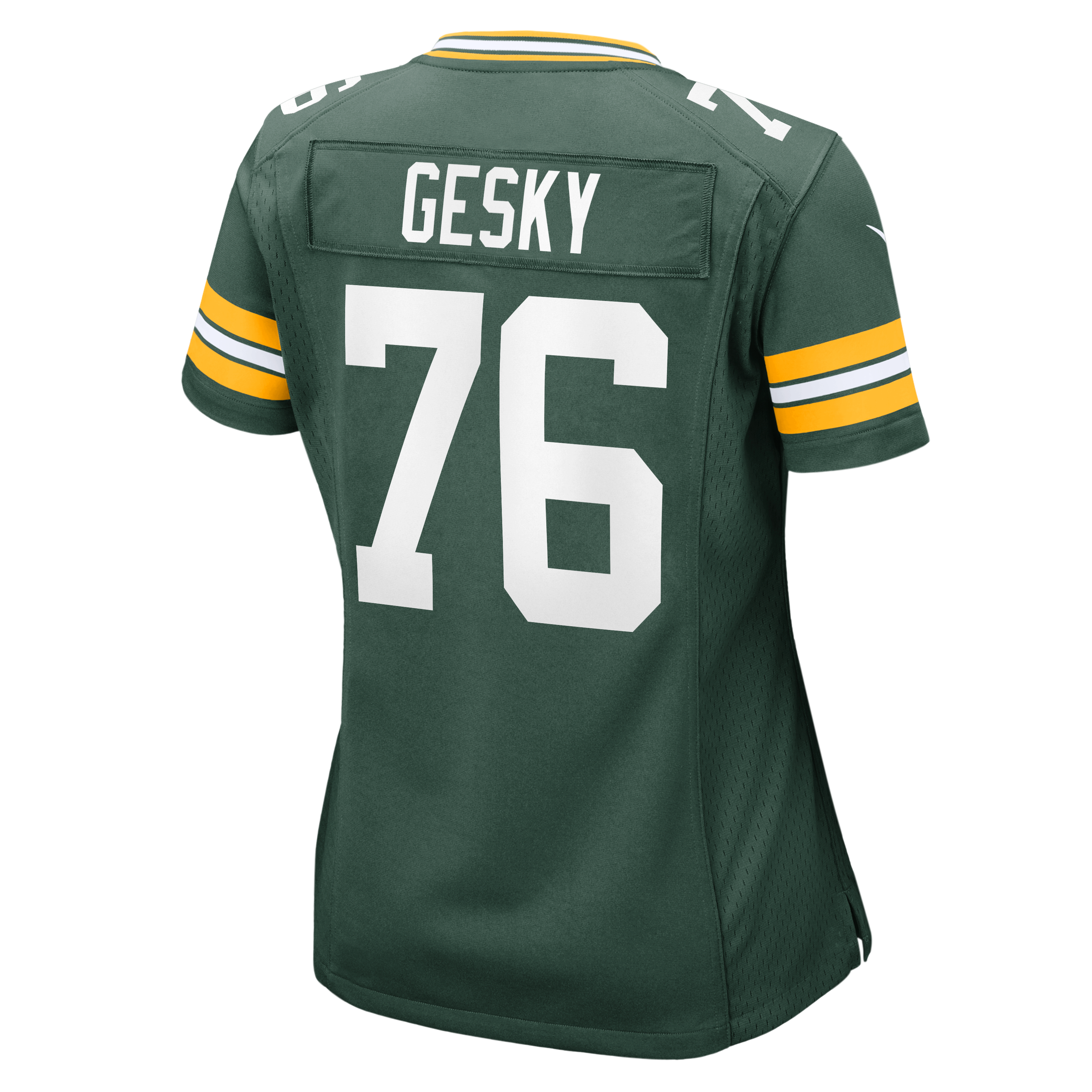 Women's Nike Josh Gesky Green Bay Packers Team Game Jersey