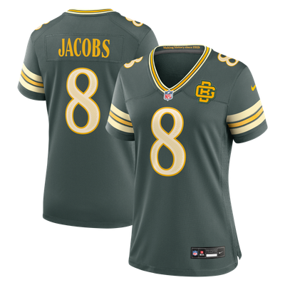 Josh Jacobs Green Bay Packers Nike Women's 2026 Rivalries Collection Game Jersey - Green