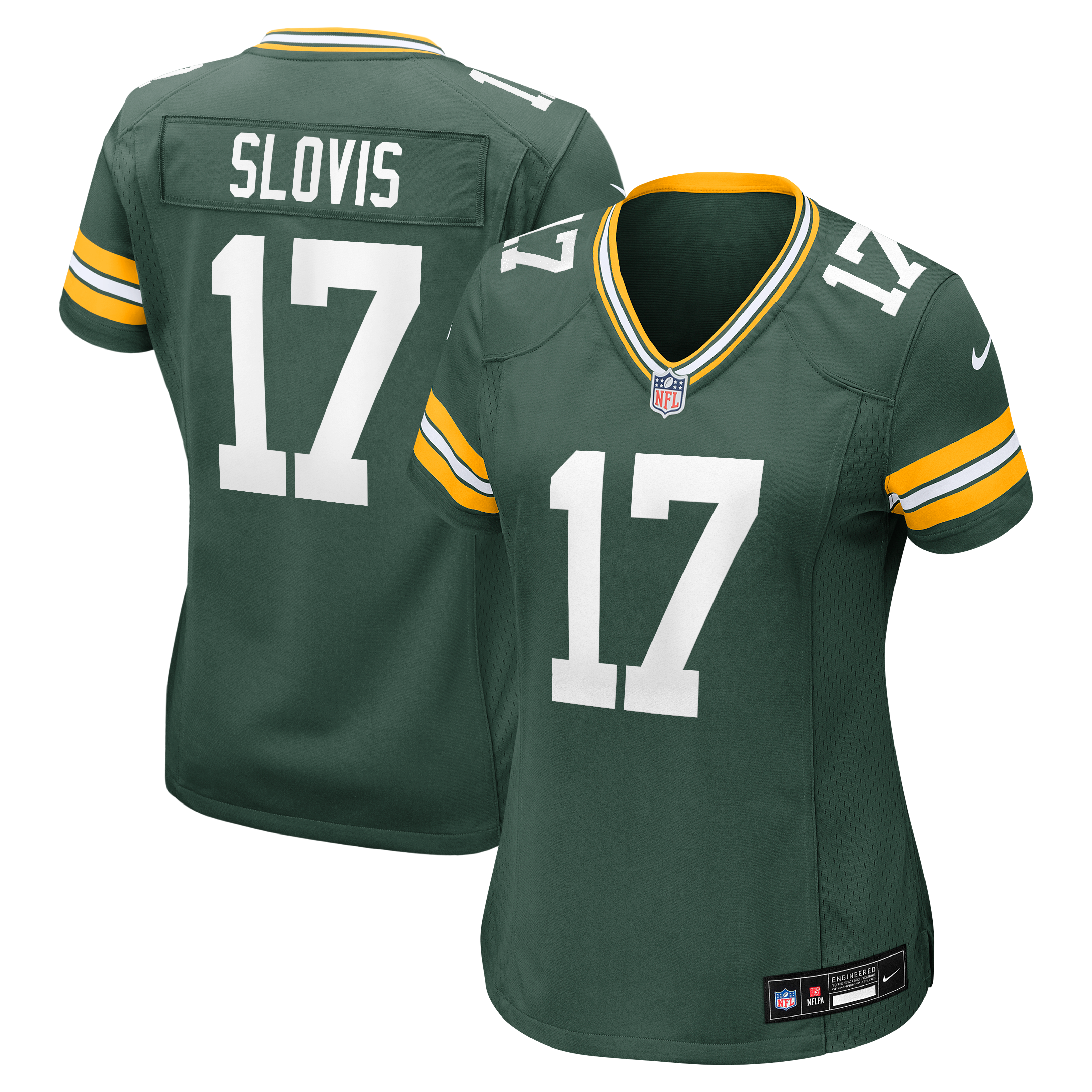Women's Nike Kedon Slovis Green Bay Packers Team Game Jersey