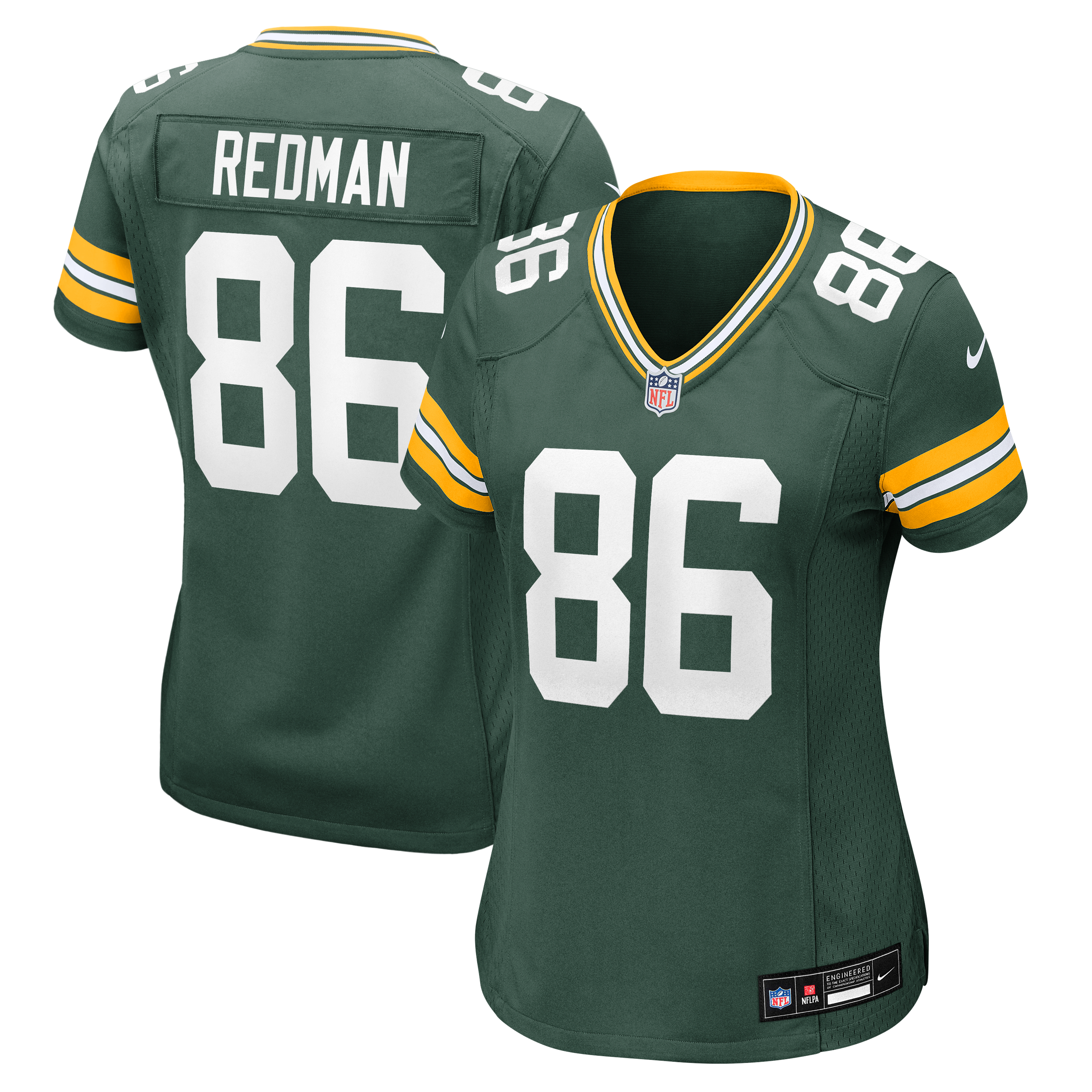 Women's Nike Mark Redman Green Bay Packers Team Game Jersey