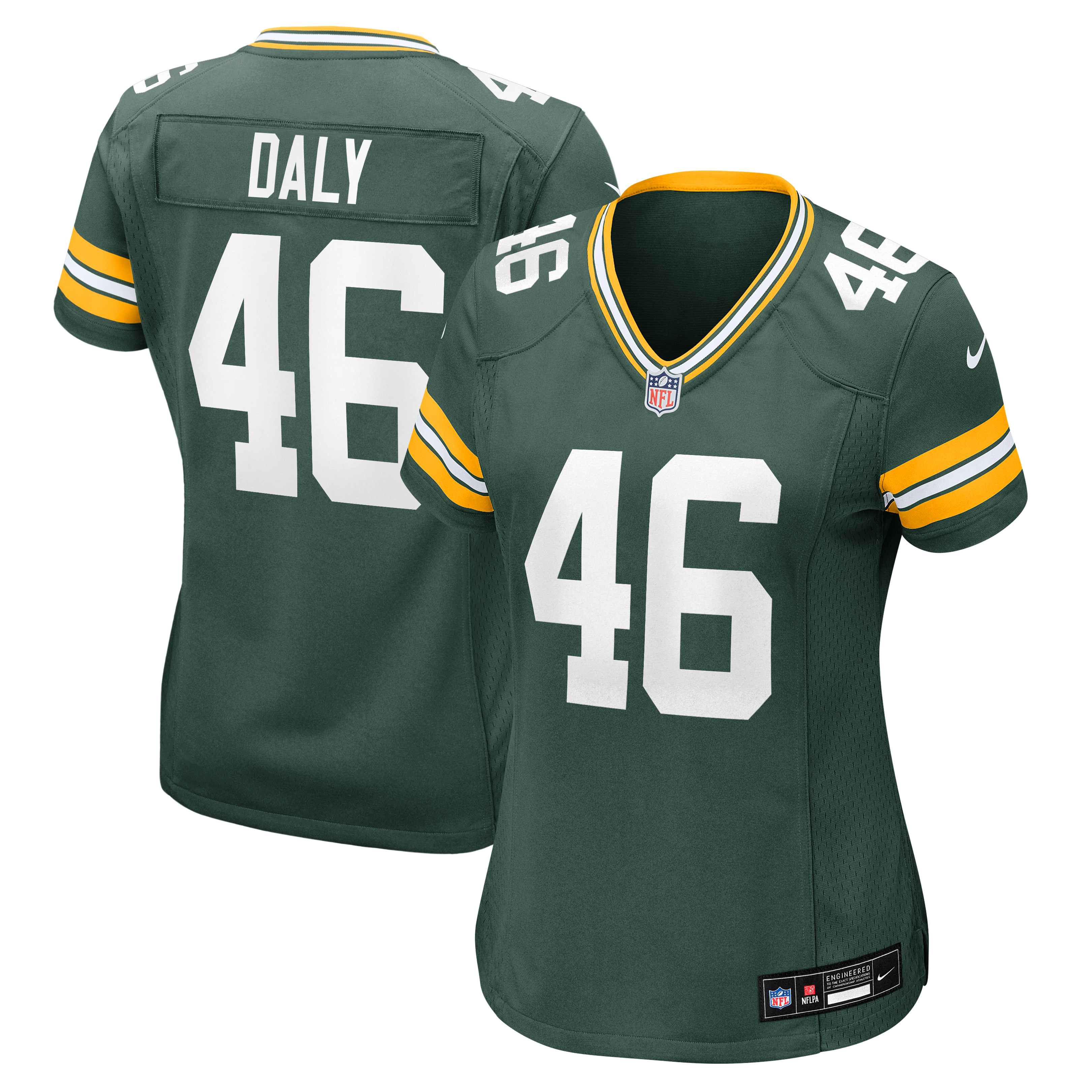 Women's Nike Scott Daly Green Bay Packers Team Game Jersey