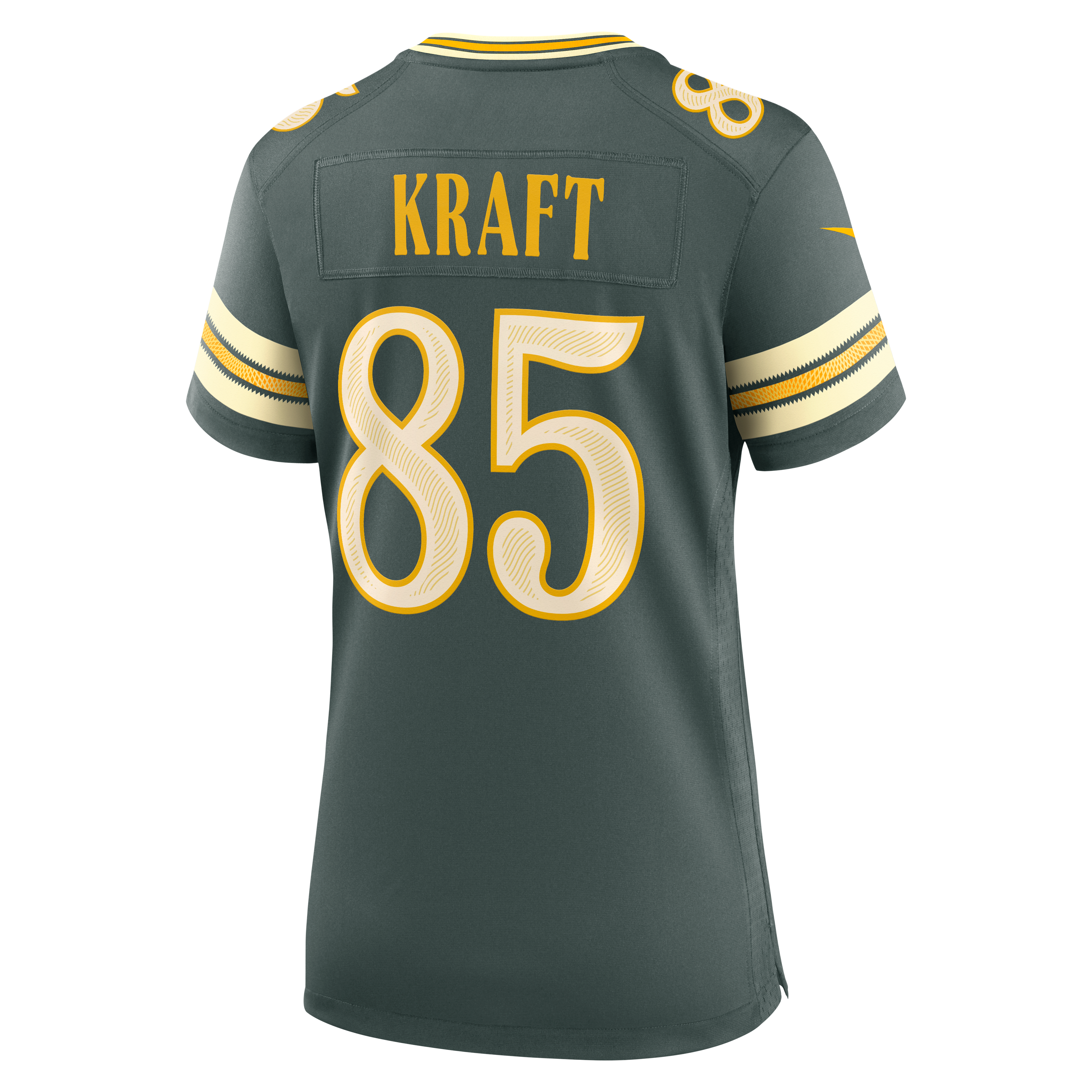 Women's Nike Tucker Kraft Green Bay Packers 2026 Rivalries Collection Game Jersey