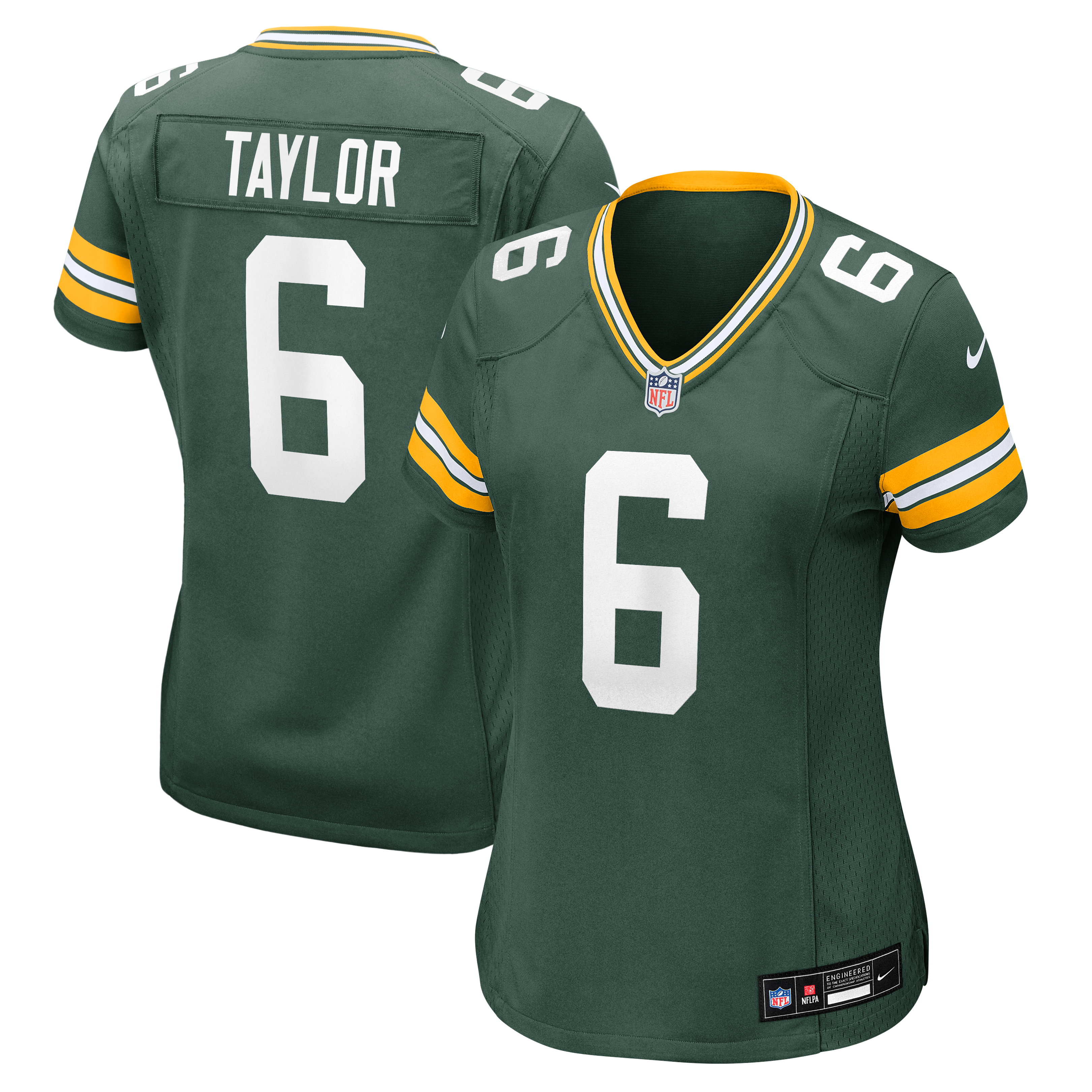 Women's Nike Tyrod Taylor Green Bay Packers Team Game Jersey