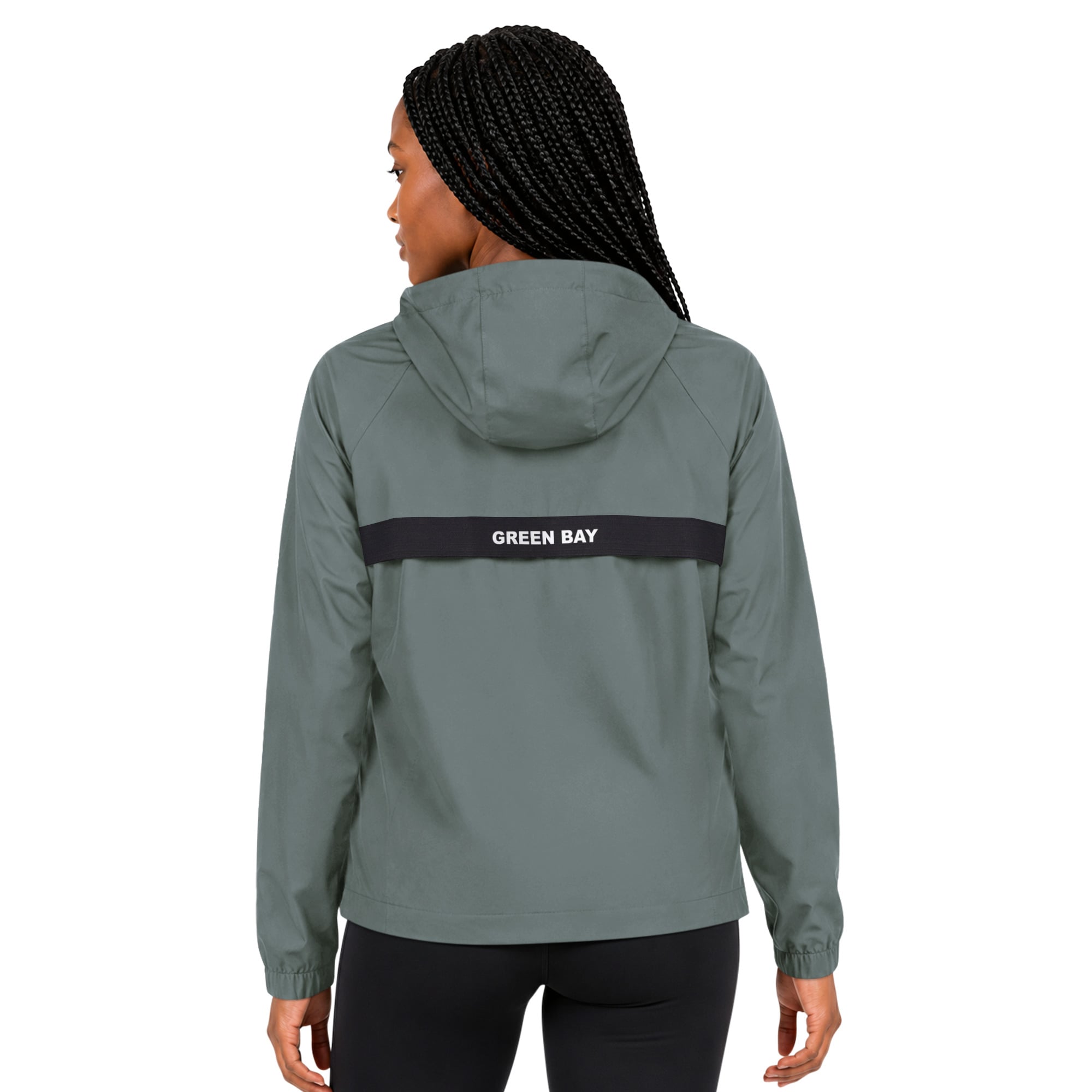 Veste raglan légère à fermeture éclair intégrale Starter Green Bay Packers pour femme