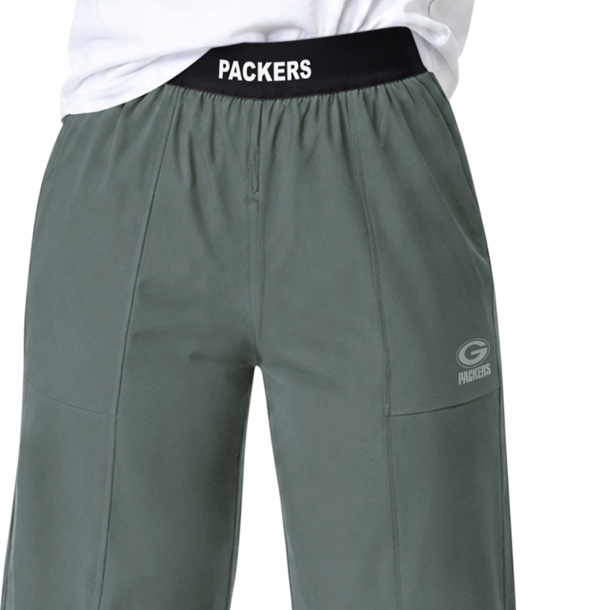 Pantalon de sport à jambes larges Starter Green Bay Packers pour femmes