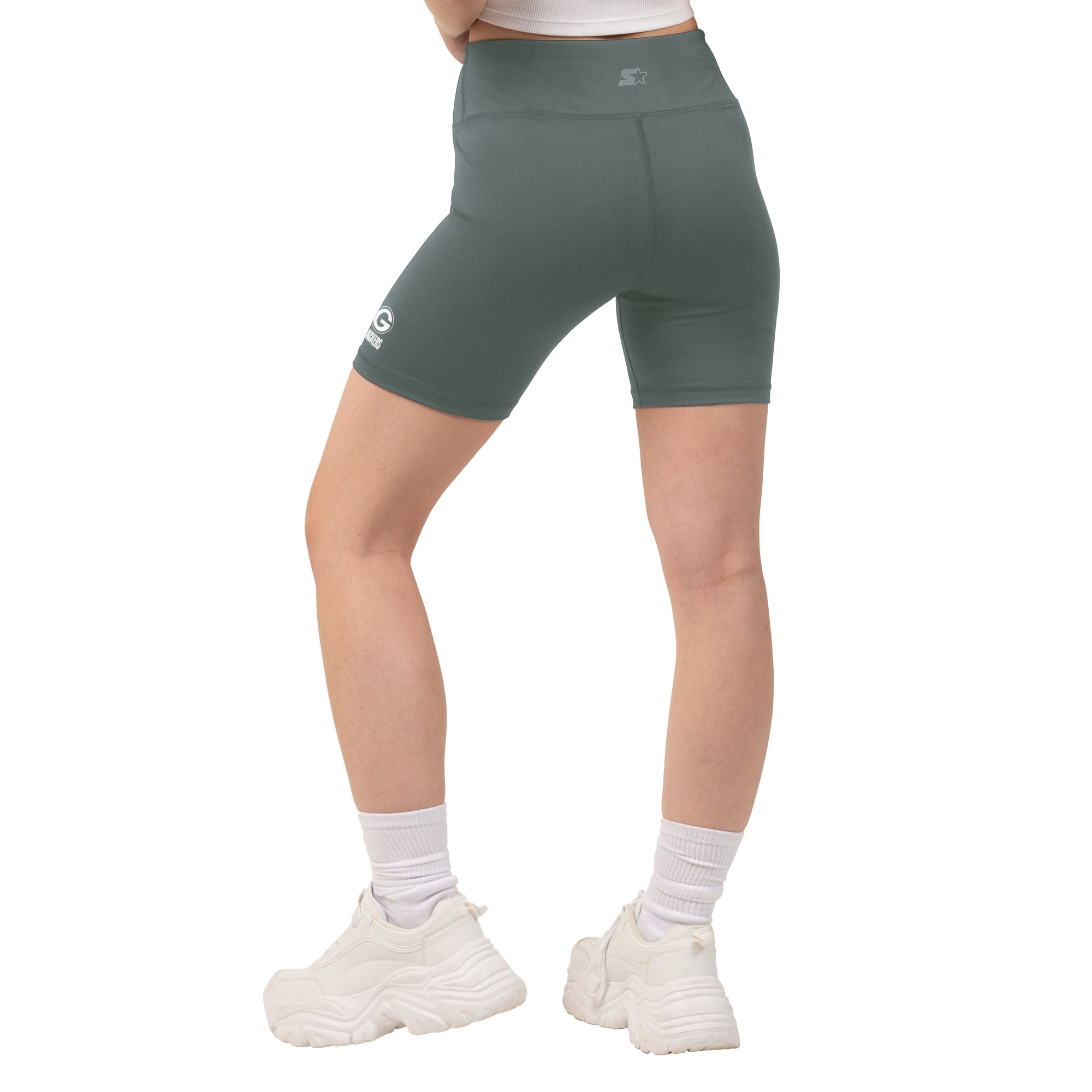 Women's Starter Green Bay Packers Biker Shorts