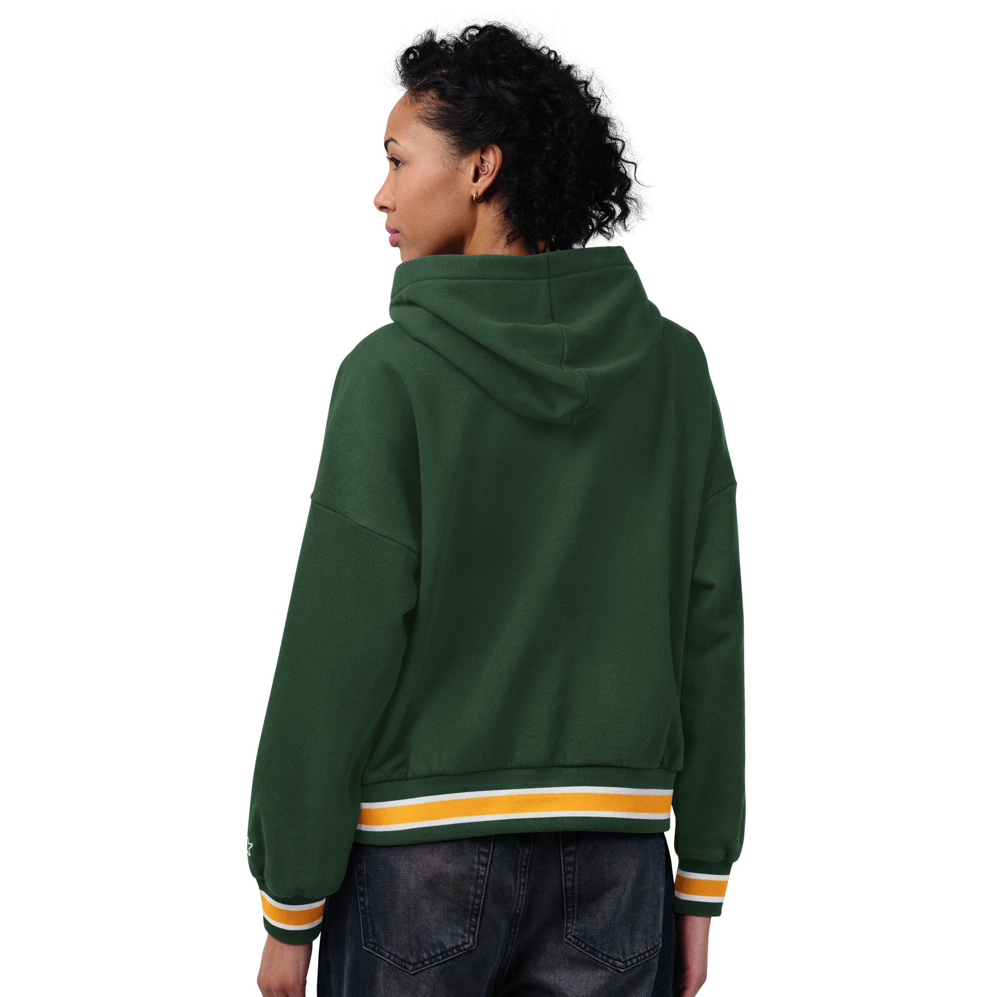 Sweat à capuche Starter Green Bay Packers Home Plate pour femmes