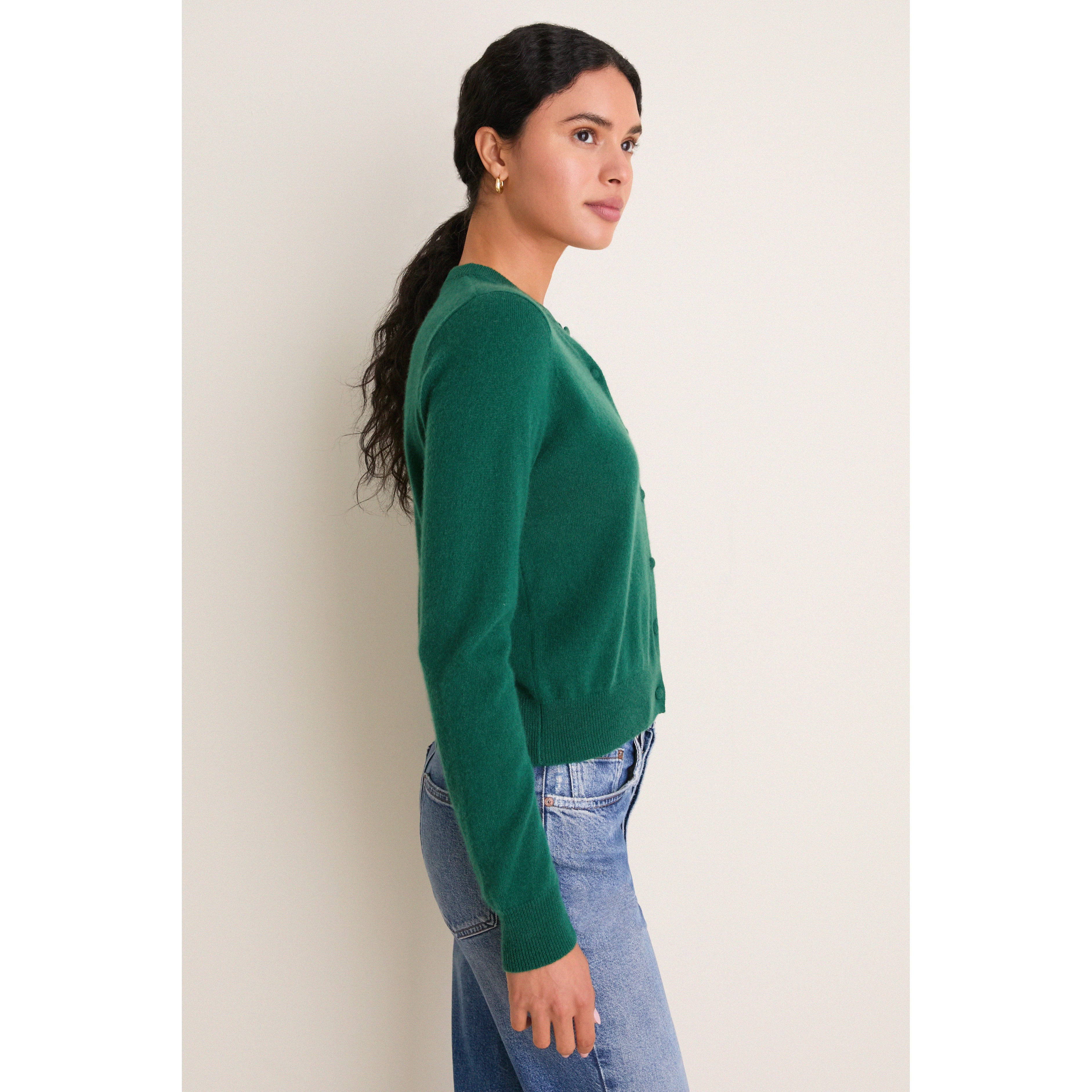 Gilet en cachemire à boutons Tuckernuck vert Green Bay Packers pour femme