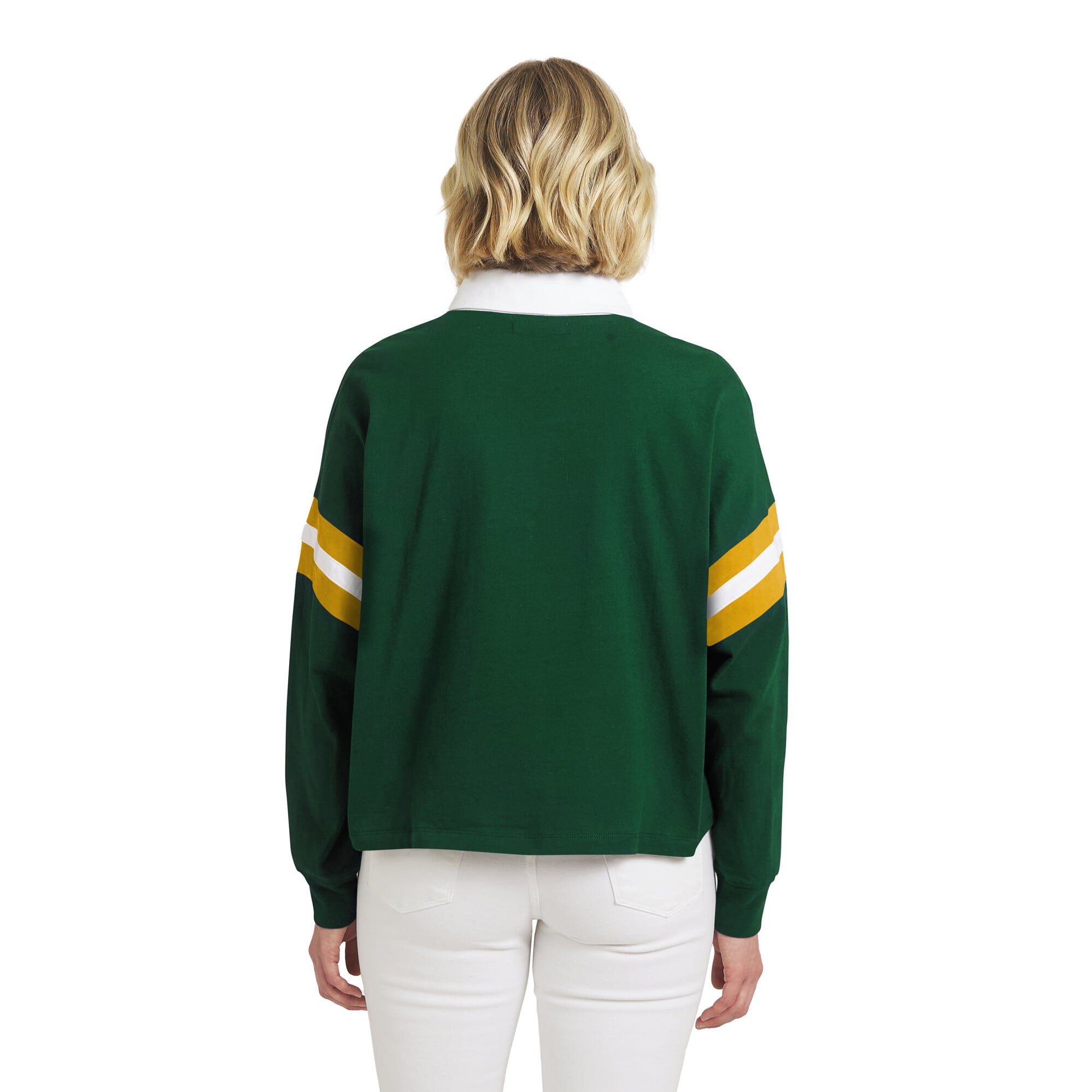T-shirt à manches longues Green Bay Packers Rugby pour femmes de la marque WEAR by Erin Andrews