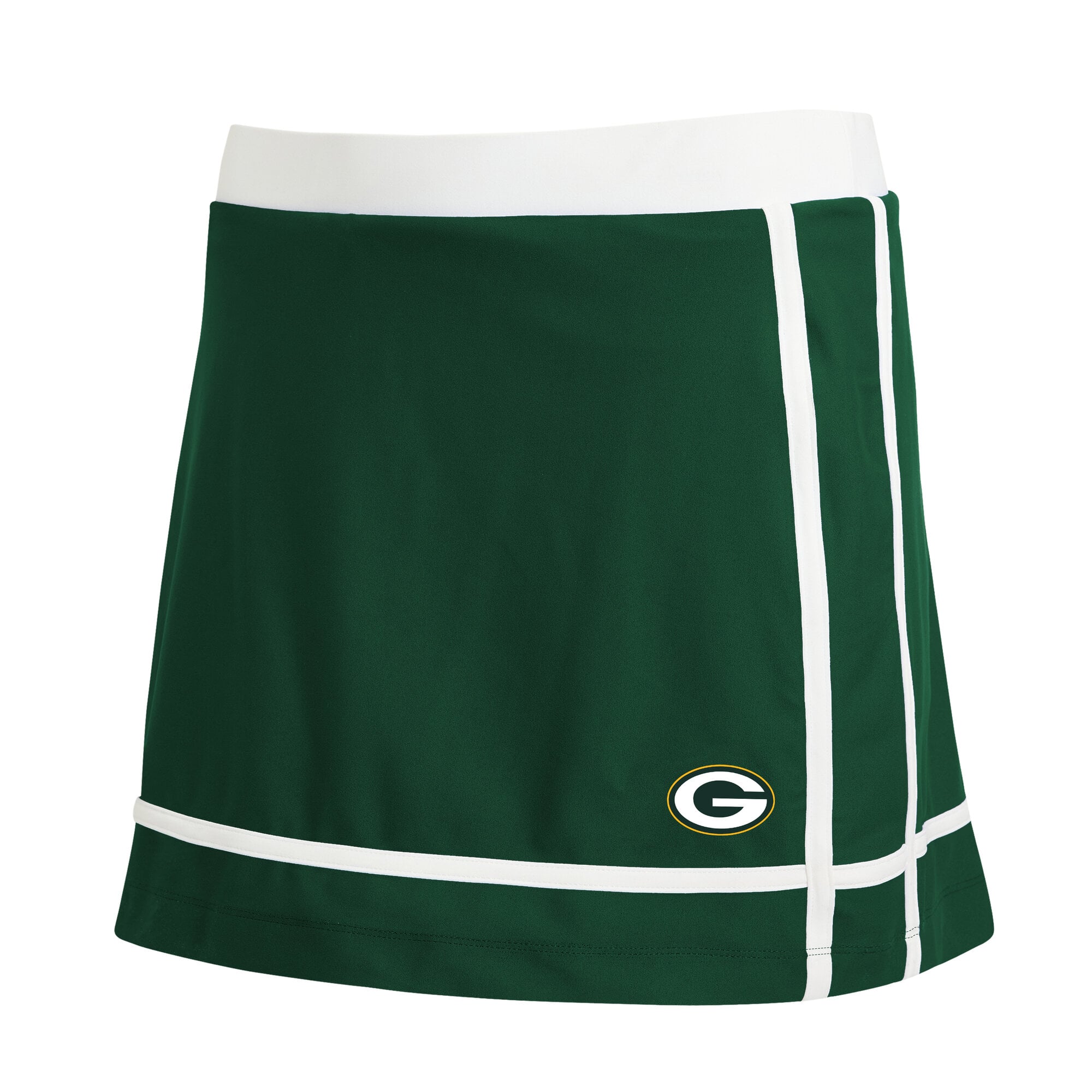 Women's WEAR by Erin Andrews Green Bay Packers Stripe Skort