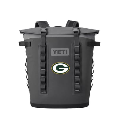  Green Bay Packers YETI Hopper M20 Soft Cooler Backpack - Charcoal
