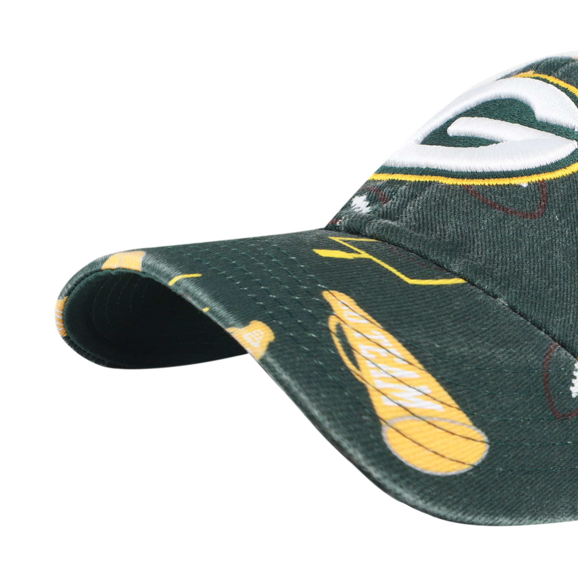 Youth '47 Green Green Bay Packers Stomping Ground Clean Up Adjustable Hat