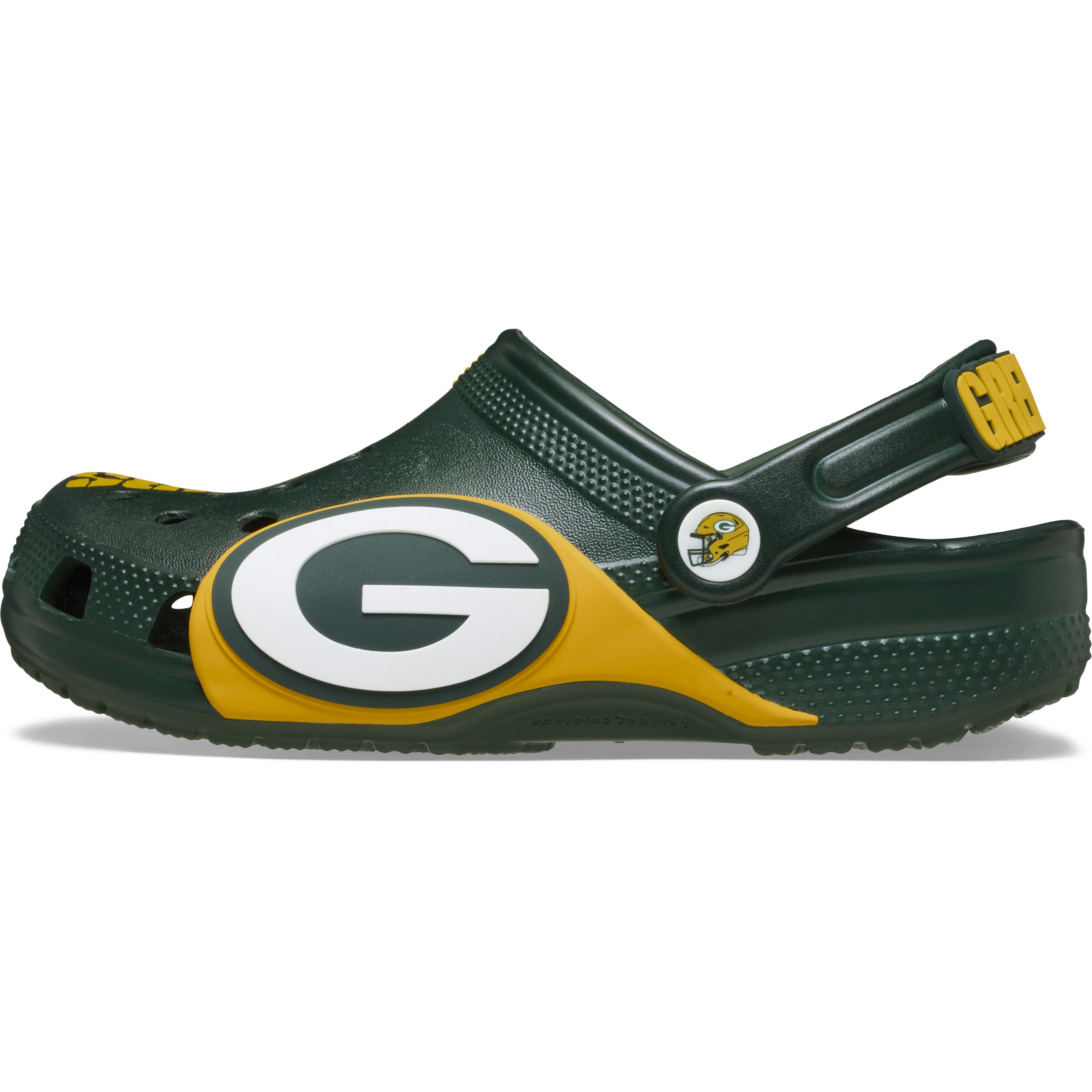 Sabots classiques Crocs verts Green Bay Packers pour enfants