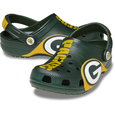  Green Bay Packers Crocs Youth Classic Clog - Green