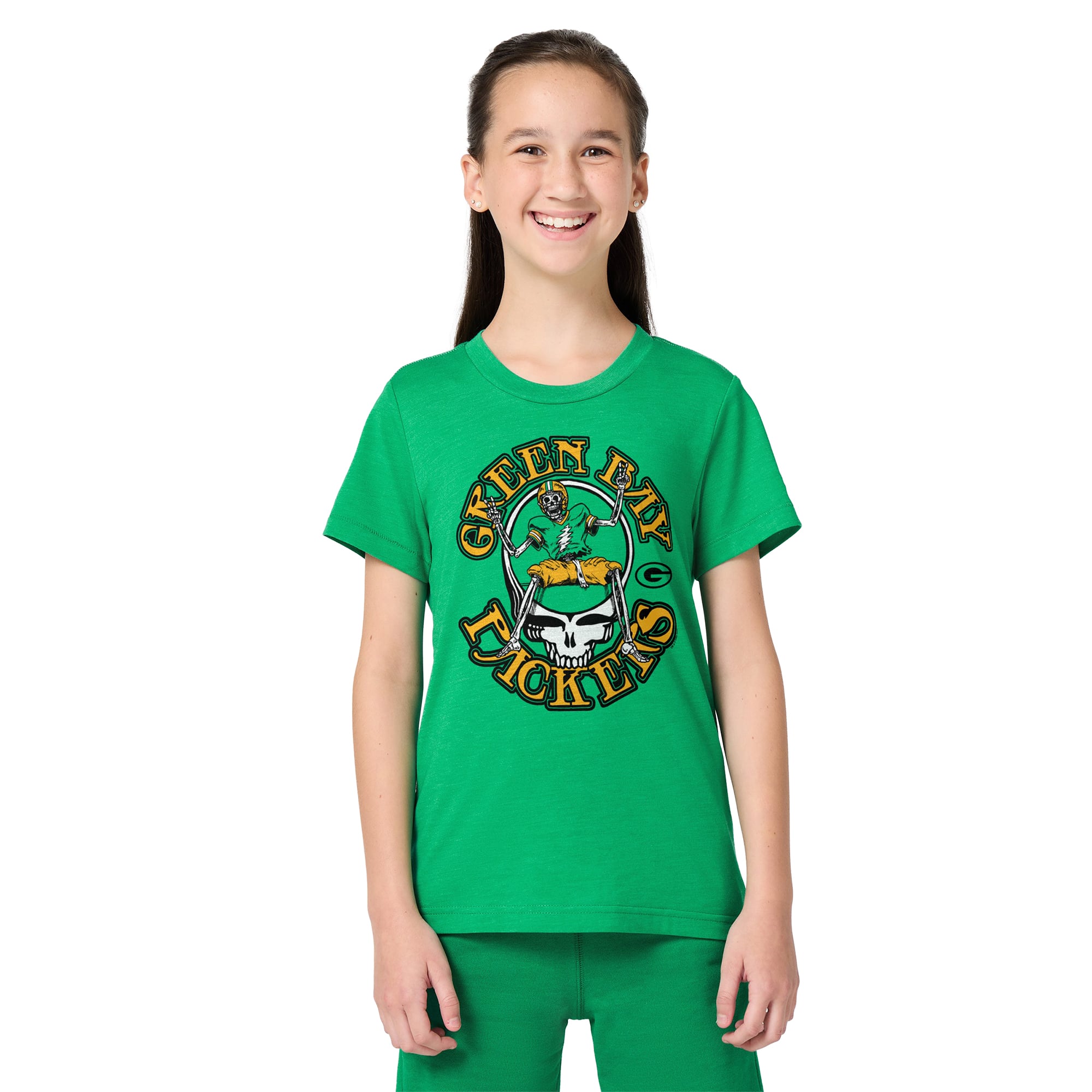 T-shirt enfant Hommage Green Bay Packers NFL x Grateful Dead Tri-Blend