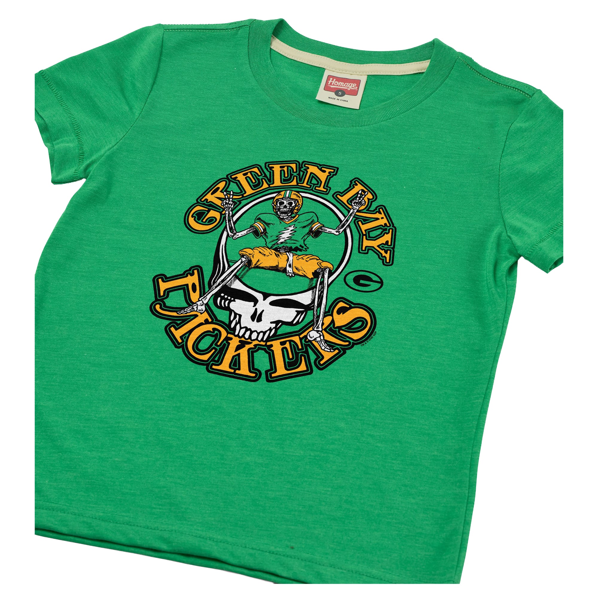 T-shirt enfant Hommage Green Bay Packers NFL x Grateful Dead Tri-Blend