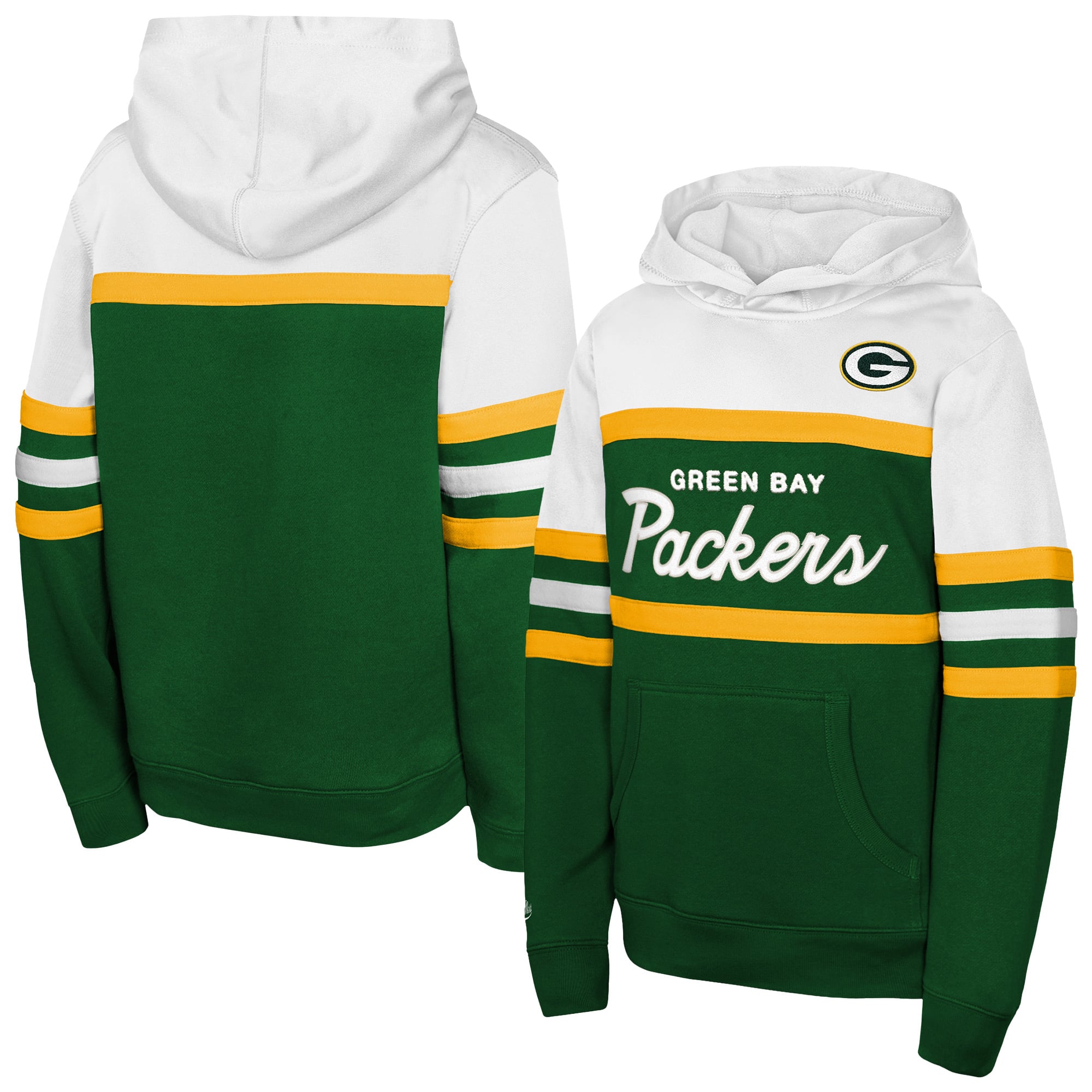 Youth Mitchell & Ness Green Bay Packers Head Coach Hoodie
