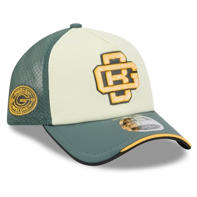 Green Bay Packers New Era Youth 2026 Rivalries Collection 9FORTY Apex Adjustable Hat - Cream