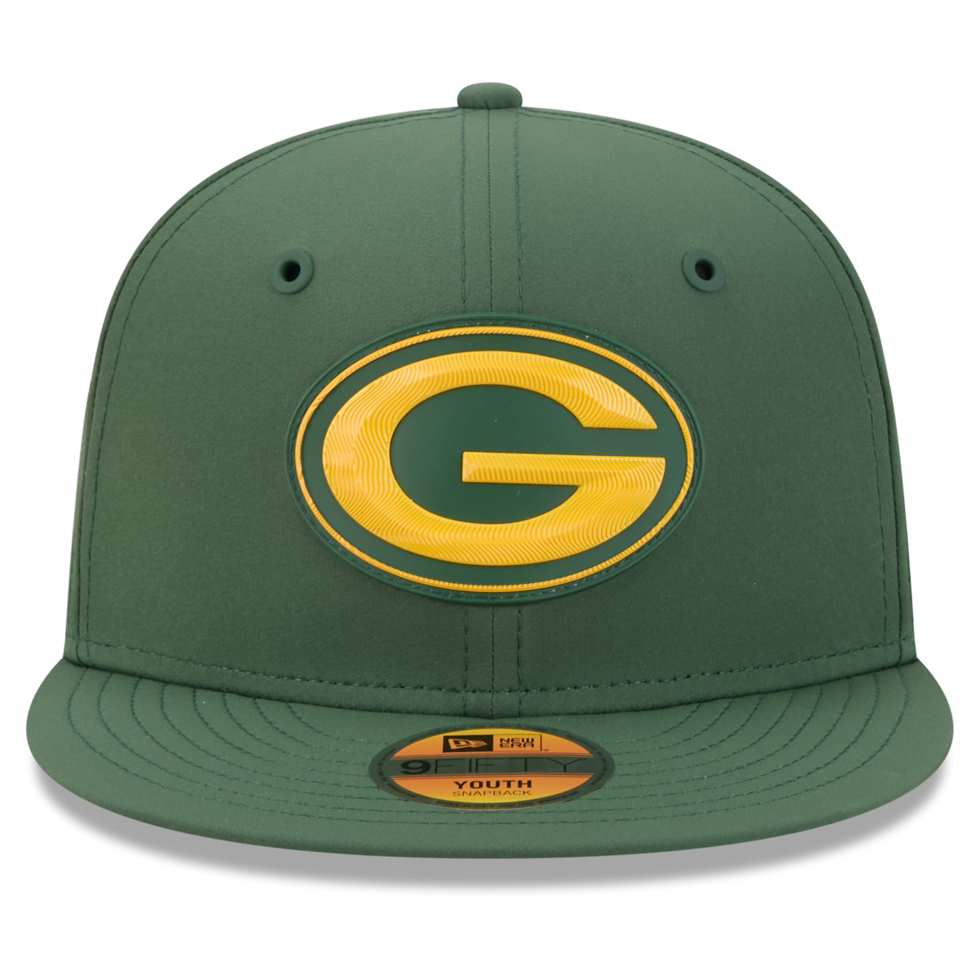 Youth New Era Green Green Bay Packers 2026 Sideline 9FIFTY Snapback Hat
