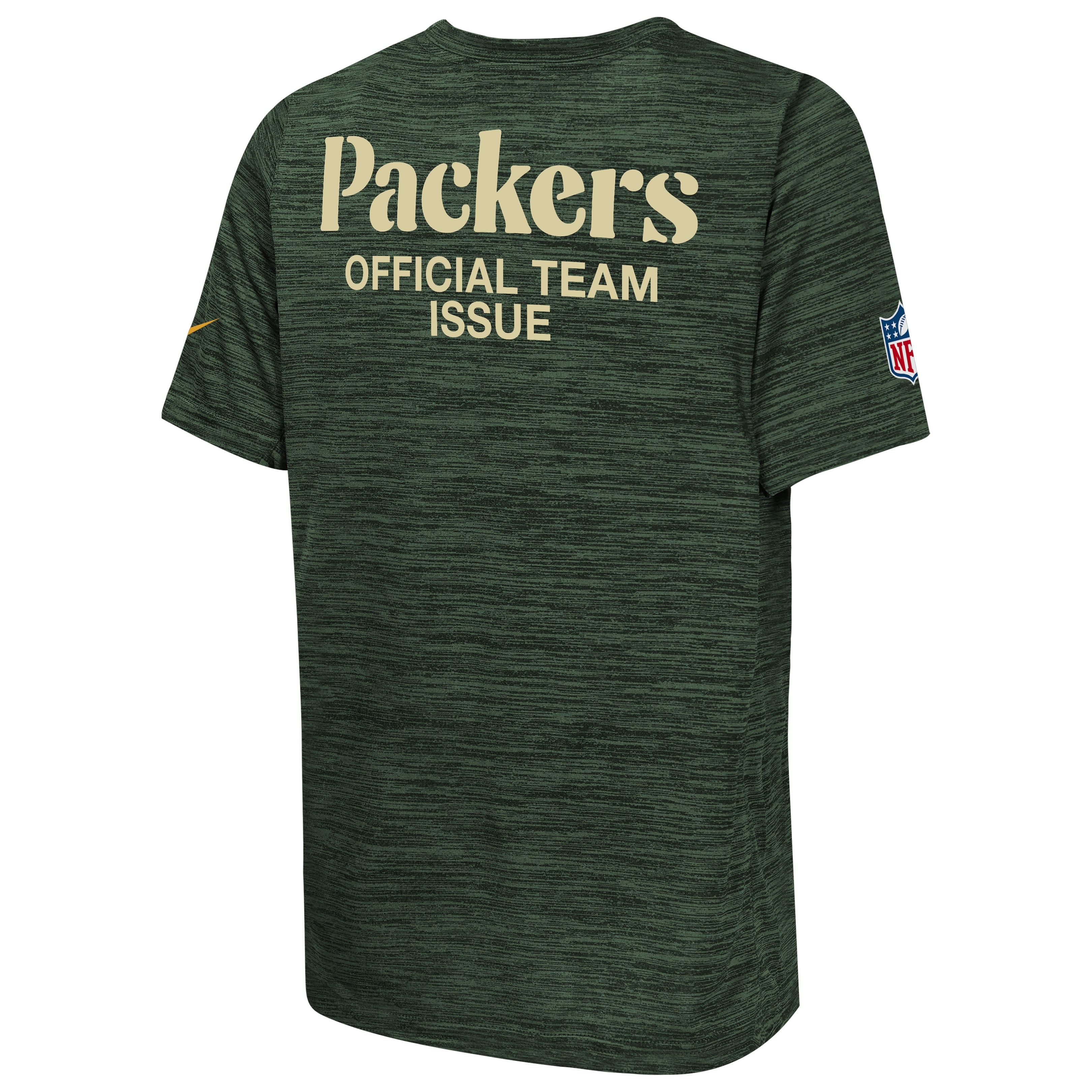 T-shirt Nike Green Bay Packers 2026 Rivalries Collection Sideline Velocity pour jeunes