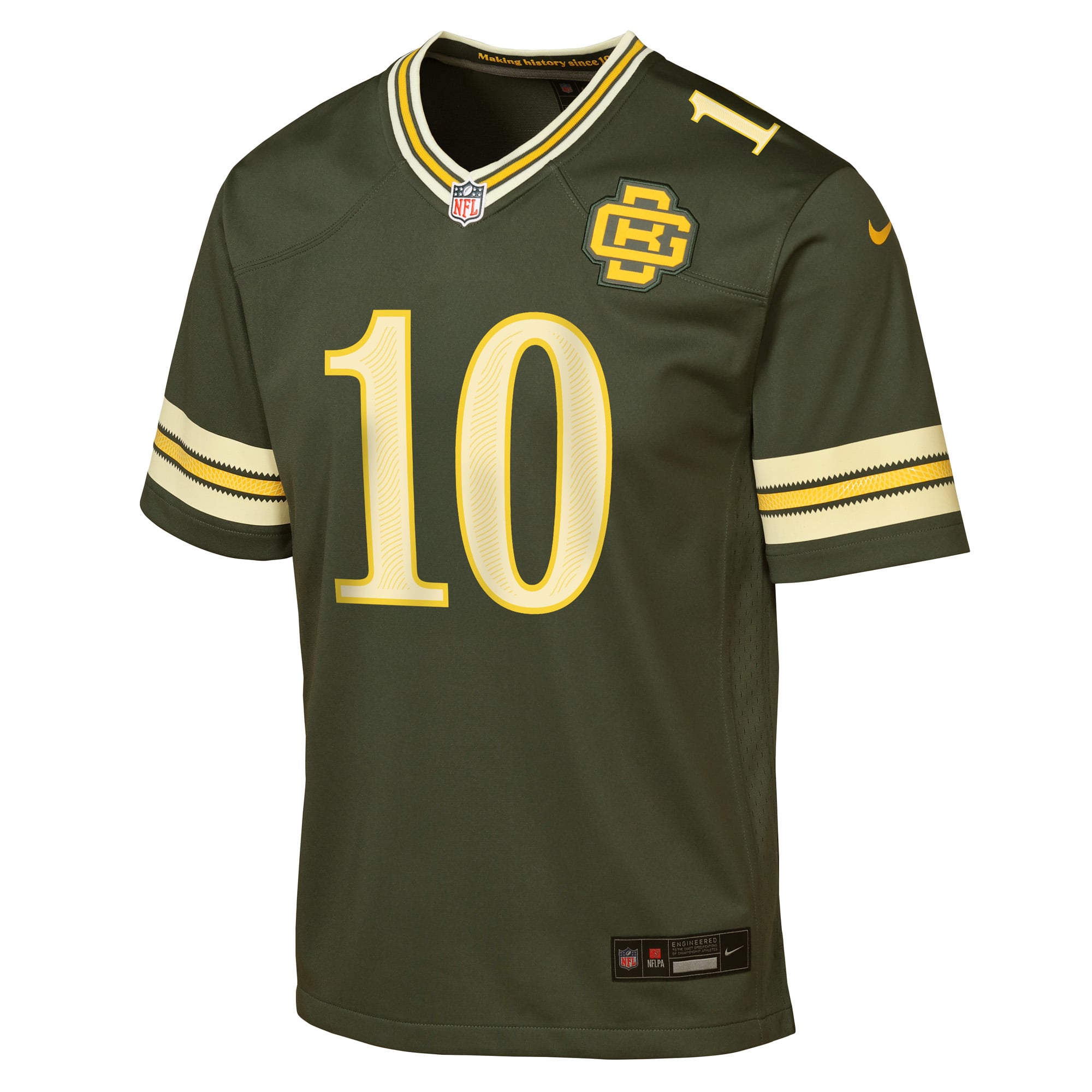 Youth Nike Jordan Love Green Bay Packers 2026 Rivalries Collection Game Jersey