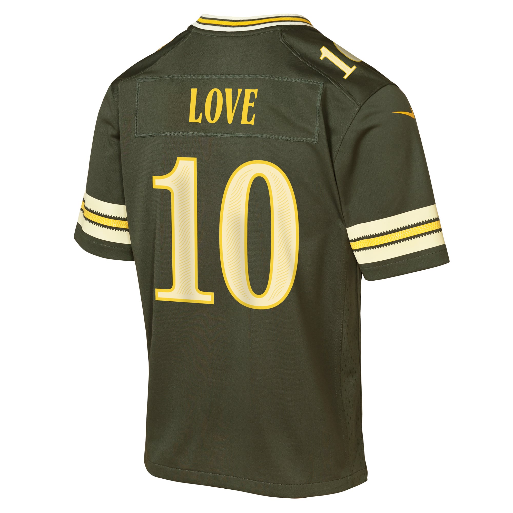 Youth Nike Jordan Love Green Bay Packers 2026 Rivalries Collection Game Jersey
