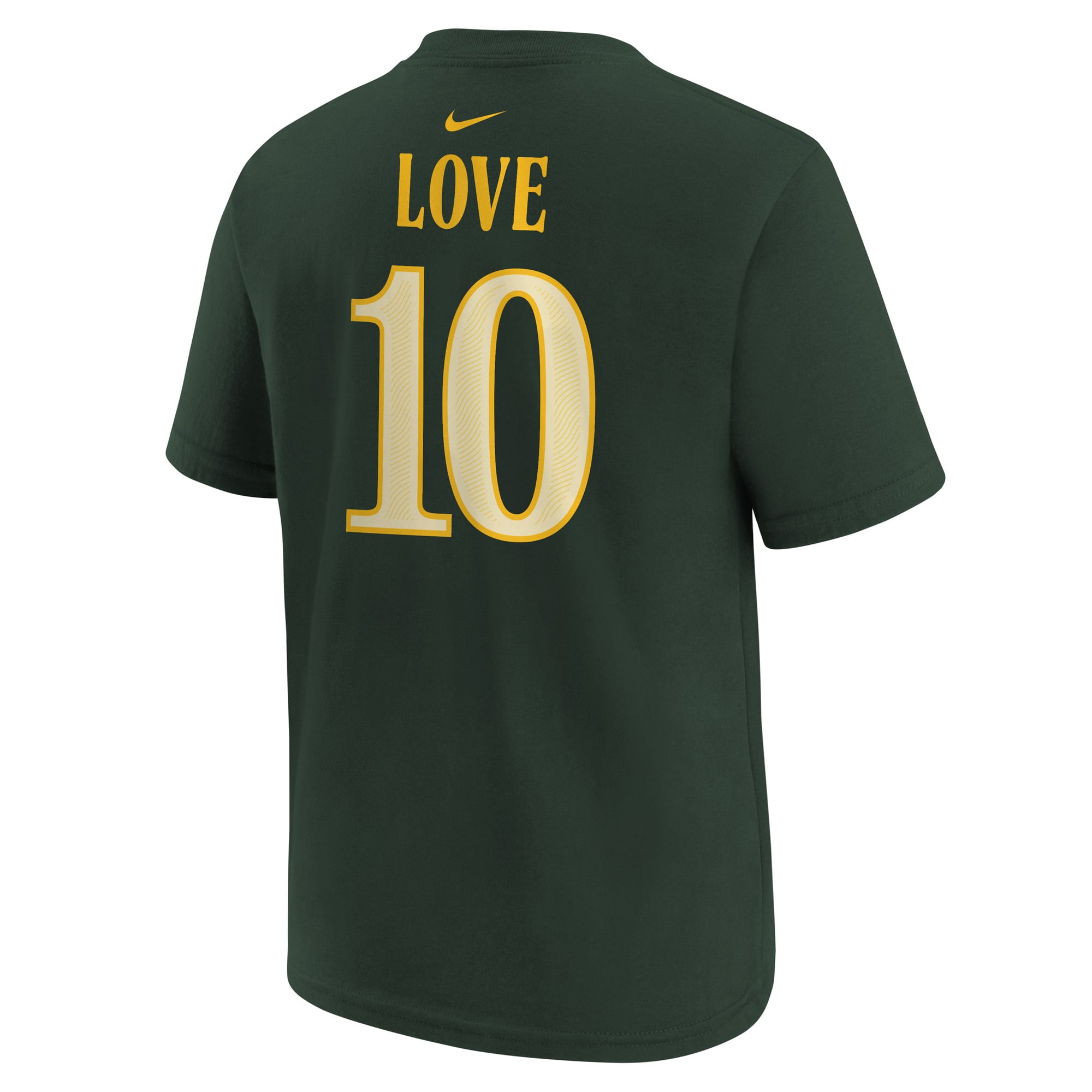 Youth Nike Jordan Love Green Bay Packers 2026 Rivalries Collection Name & Number T-Shirt