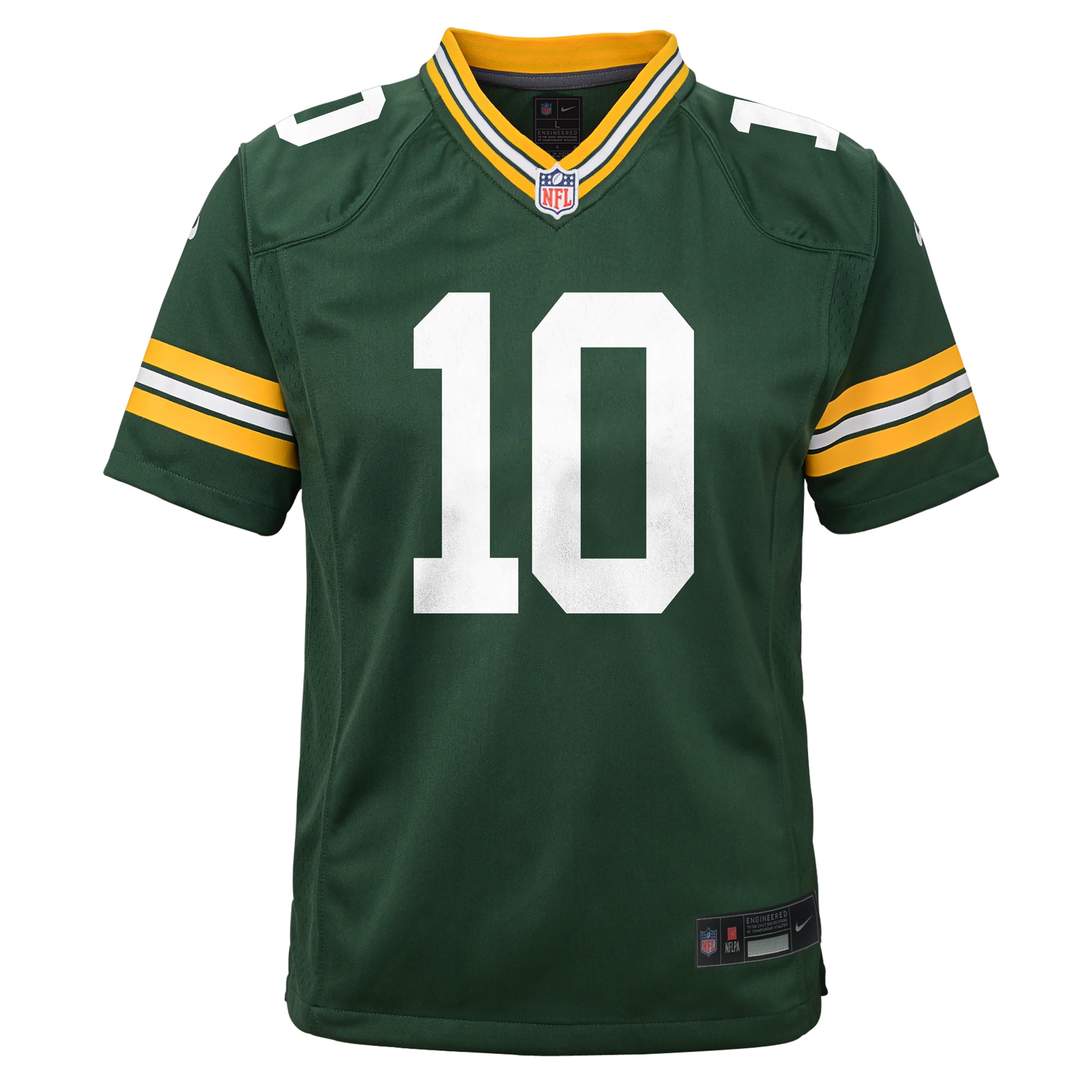 Youth Nike Jordan Love Green Bay Packers Team Game Jersey