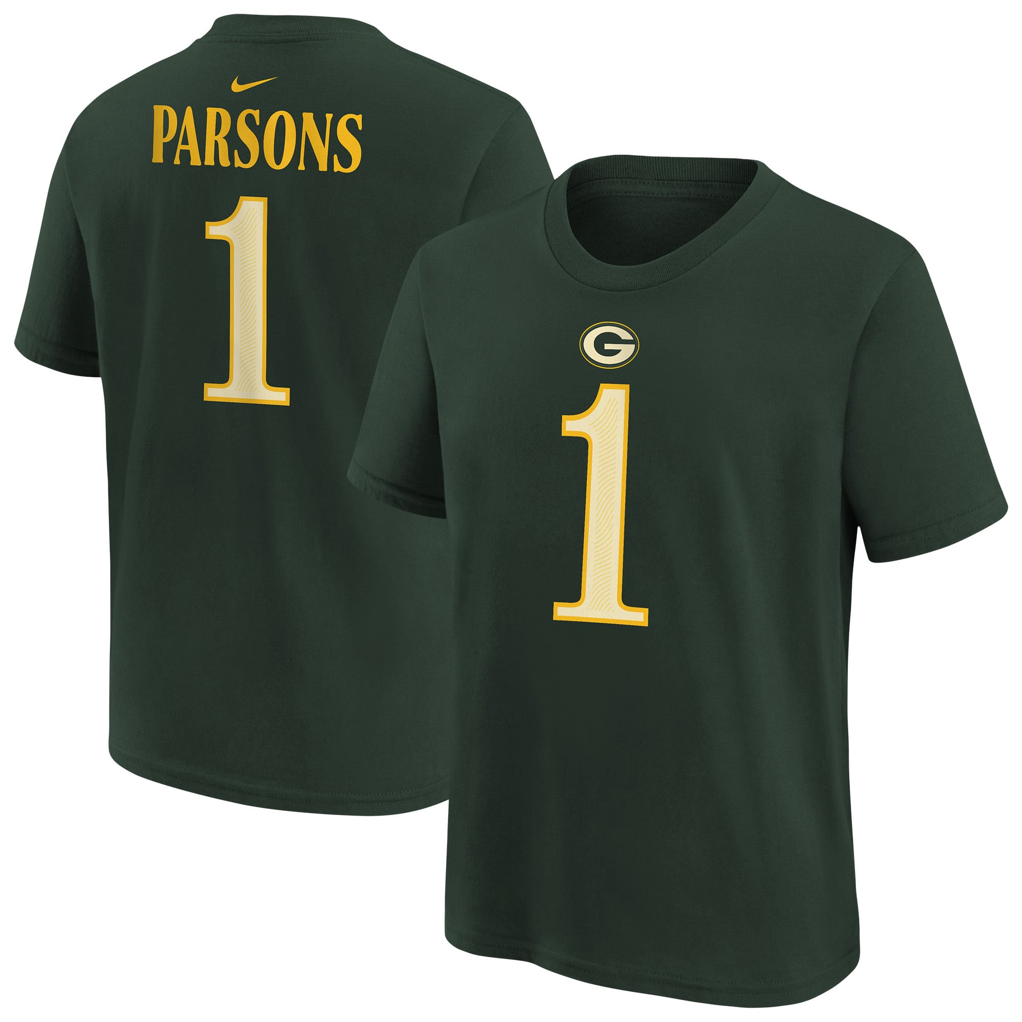Youth Nike Micah Parsons Green Bay Packers 2026 Rivalries Collection Name & Number T-Shirt
