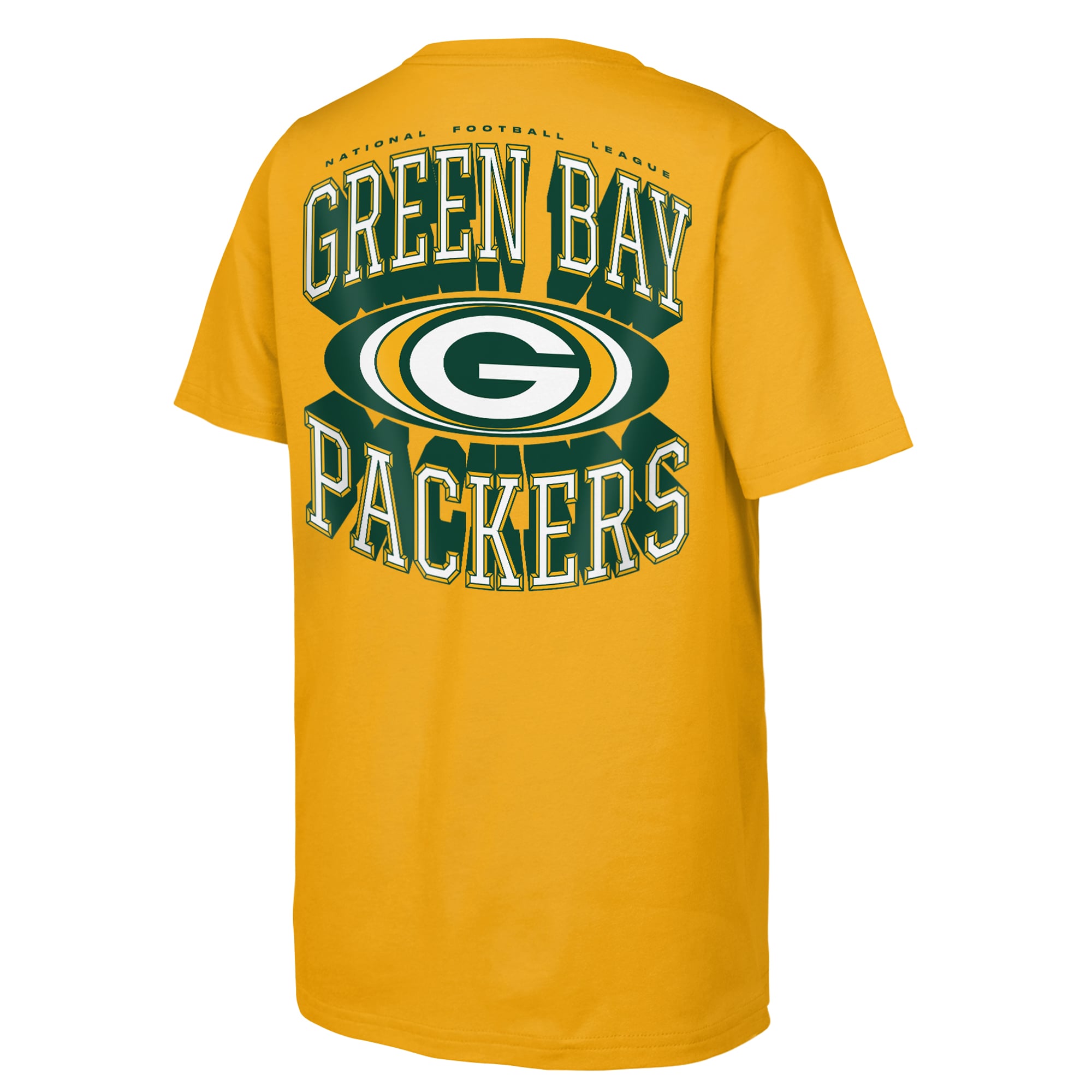 Youth Outerstuff Gold Green Bay Packers Winning Mentality T-Shirt