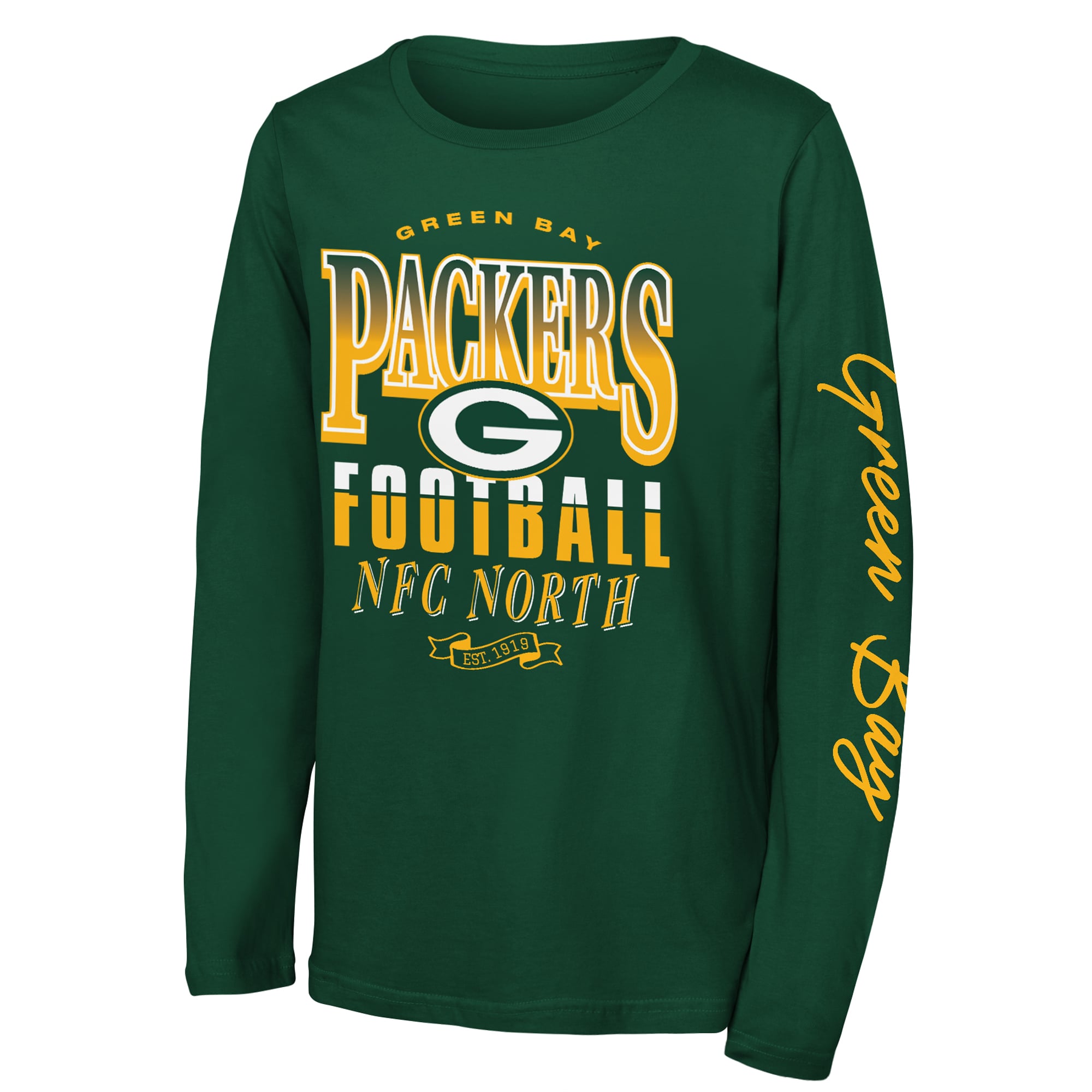 Youth Outerstuff Green Bay Packers Real Ones Long Sleeve T-Shirt