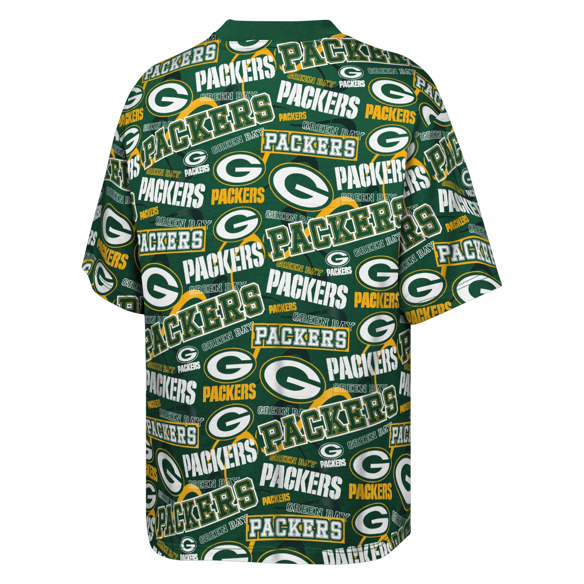 T-shirt à manches courtes vert Green Bay Packers pour jeunes