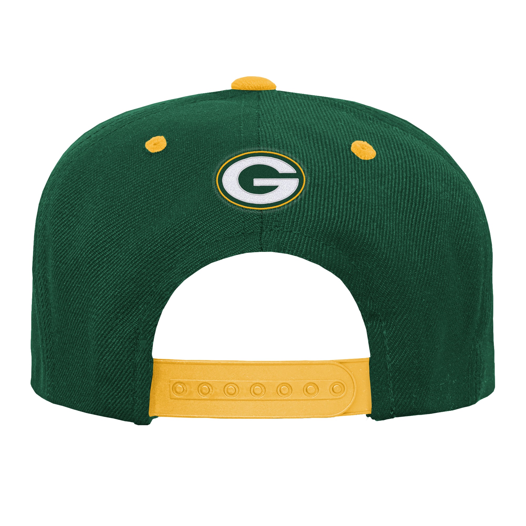 Casquette snapback verte et or Green Bay Packers pour jeunes