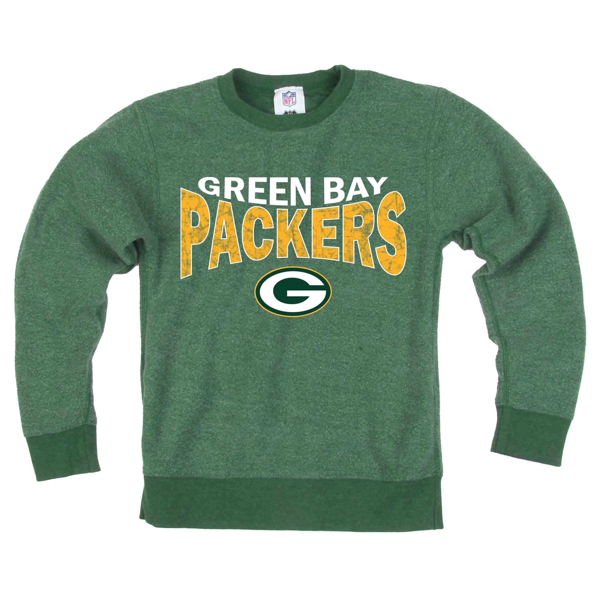 Sweat-shirt réversible en polaire Wes & Willy Green Bay Packers pour jeunes