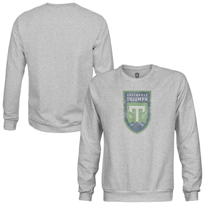Greenville Triumph 1863FC Color Badge Pullover Sweatshirt - Heather Gray