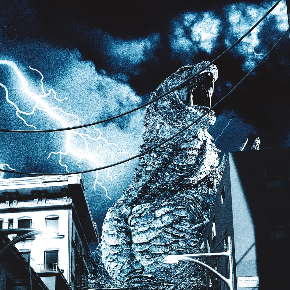 Poster ufficiale del team Haas F1 Godzilla ad Austin 2026