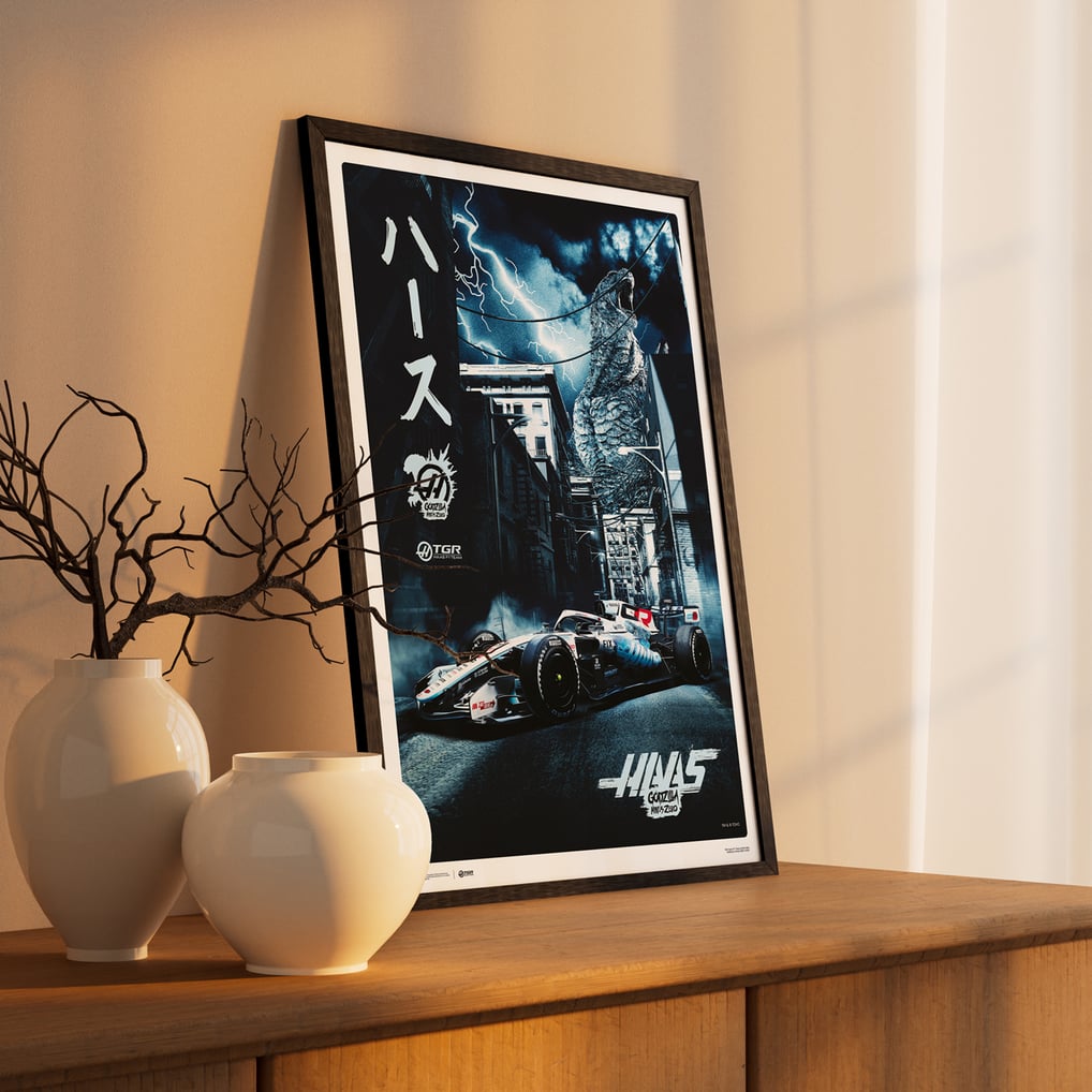 Godzilla Roster Haas F1 Team Godzilla in Austin 2026 Official Poster