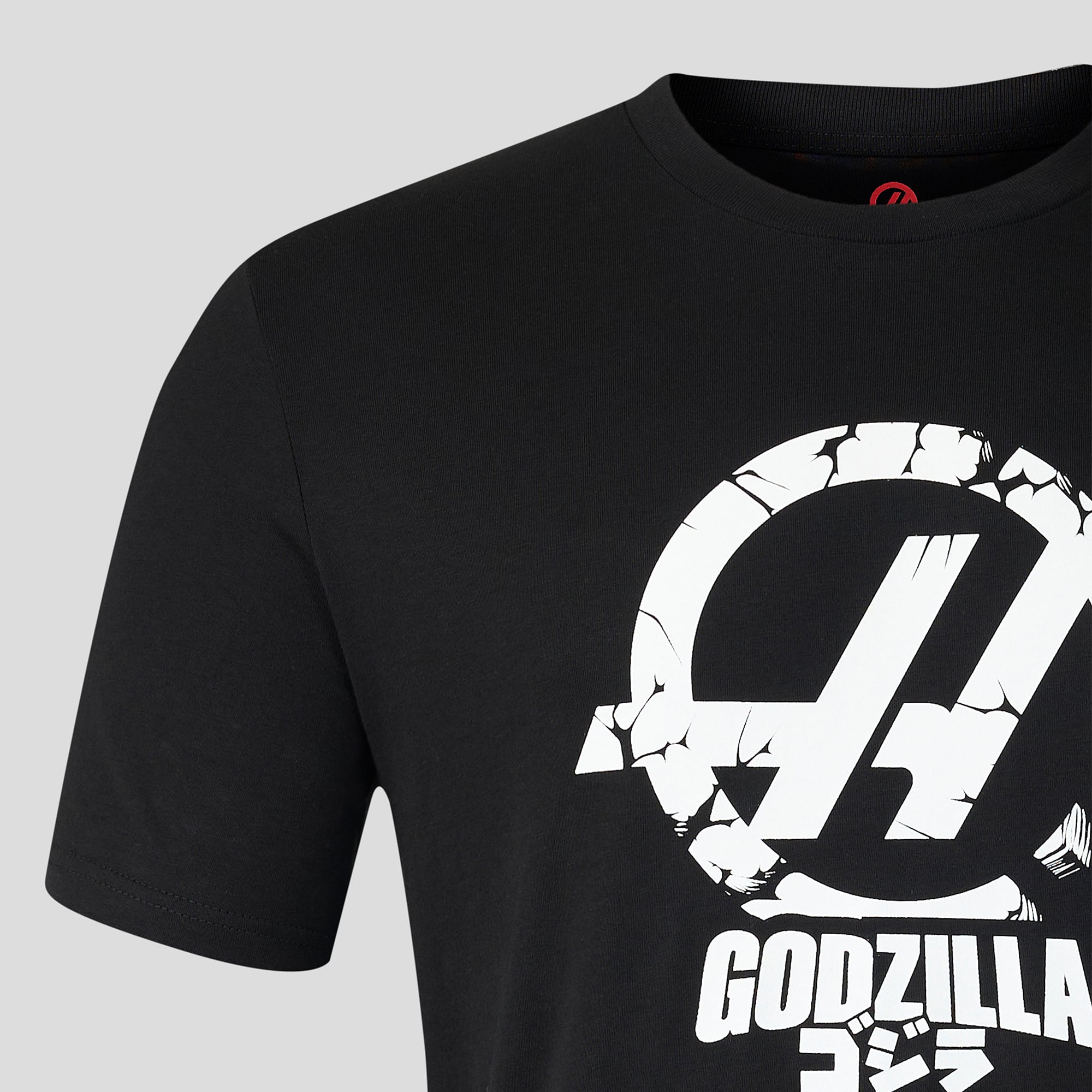 Men's Black Haas F1 Team Godzilla Tokyo T-Shirt