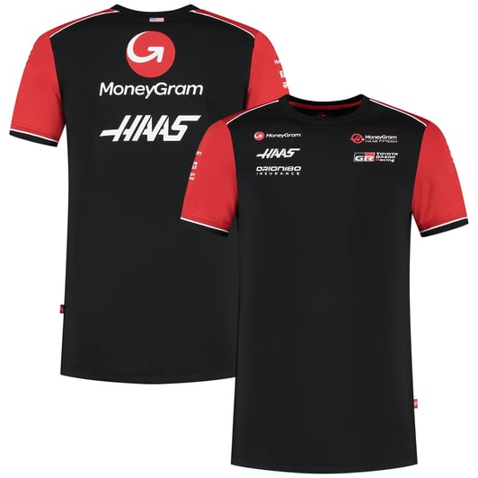 Haas CNC Automation F1 Racing Black T-Shirt – Men’s Size Large, USA Theme