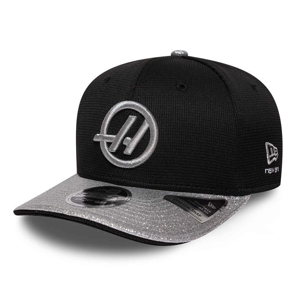 Casquette ajustable New Era noire pour homme Haas F1 Team Las Vegas Grand Prix 9SEVENTY