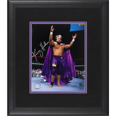 Haku WWE Autographed Fanatics Authentic Framed 8" x 10" In-Ring Entrance Photograph  