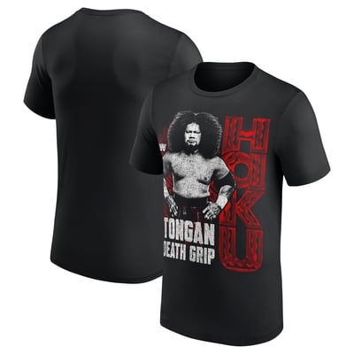 Haku Tongan Death Grip T-Shirt - Black