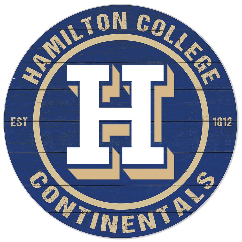Blue Hamilton Continentals 20'' x 20'' Indoor/Outdoor Circle Sign