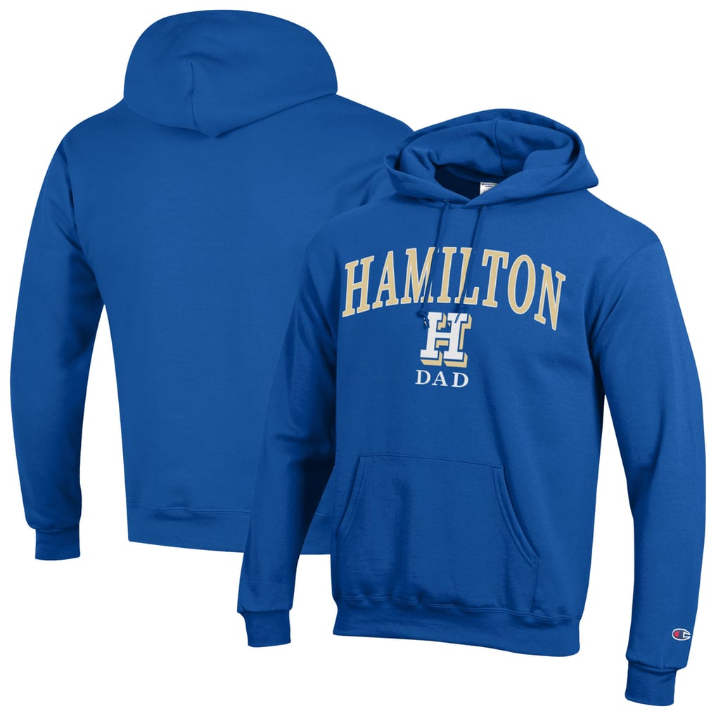 Men's Champion Blue Hamilton Continentals Arch Dad Eco Powerblend Hoodie