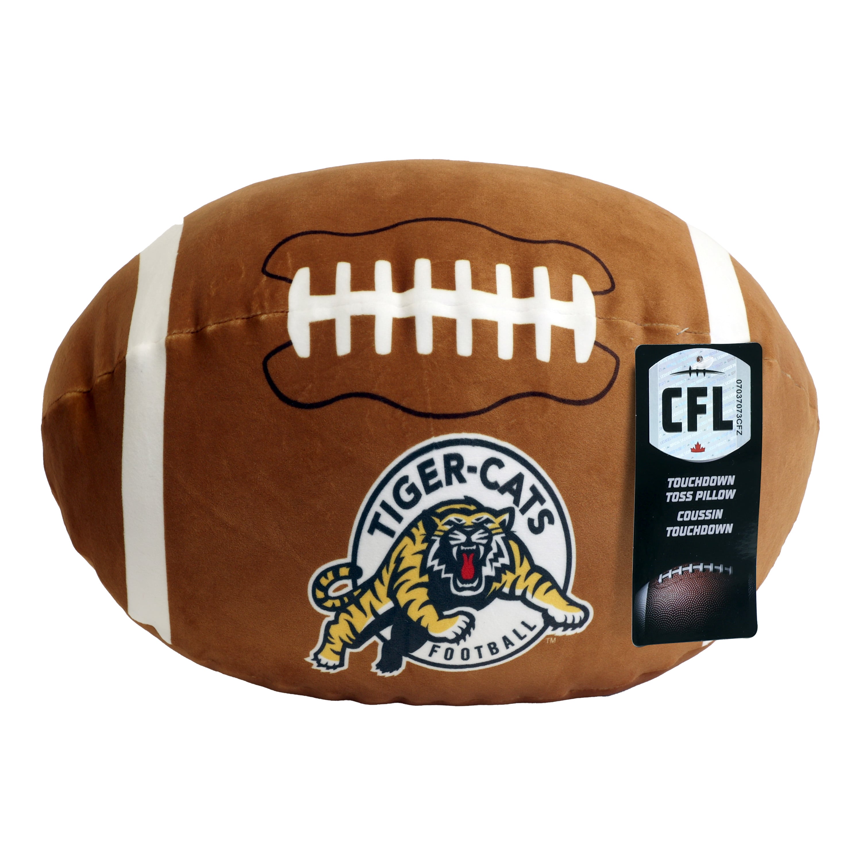 Coussin de football des Hamilton Tiger-Cats