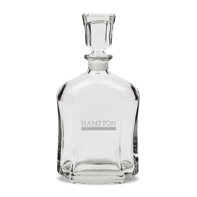 Hampton Pirates 23.75oz. Crystal Decanter